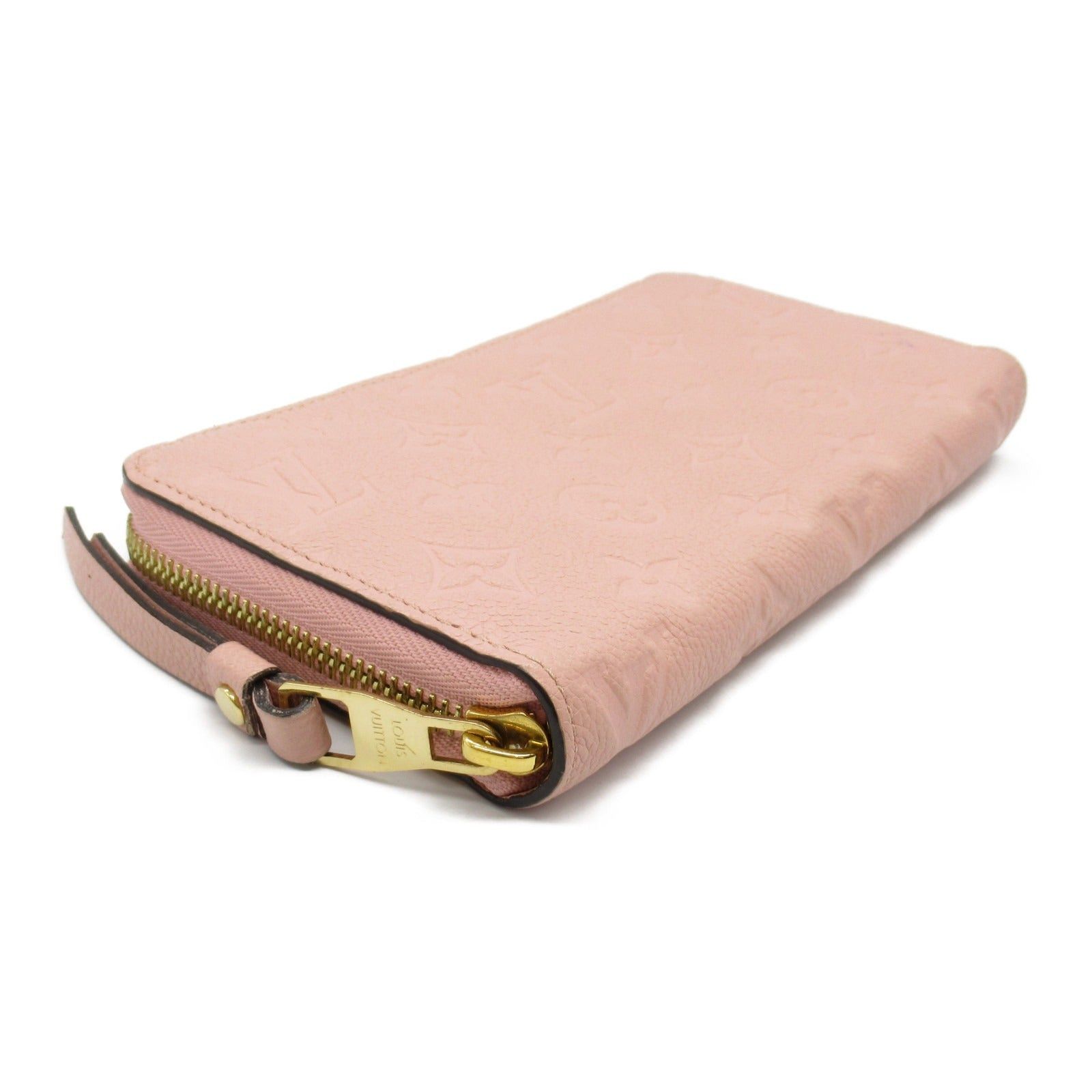 Louis Vuitton Louis Vuitton Zippy Wallet Round Long Zipper Leather Monogram Empreinte Pink Rose Poodle Size ONE SIZE - 3 Thumbnail