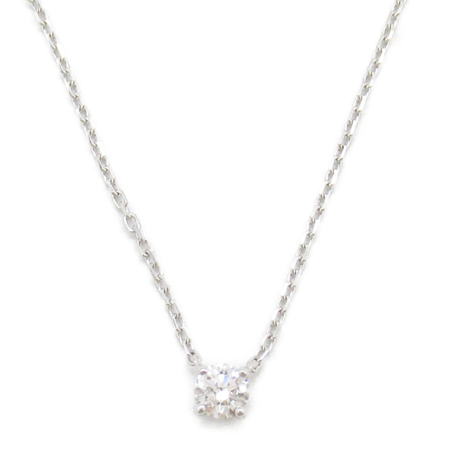 Cartier Cartier 1895 Solitaire Necklace K18Wg (White Gold) Diamond Clear Size ONE SIZE - 2 Thumbnail