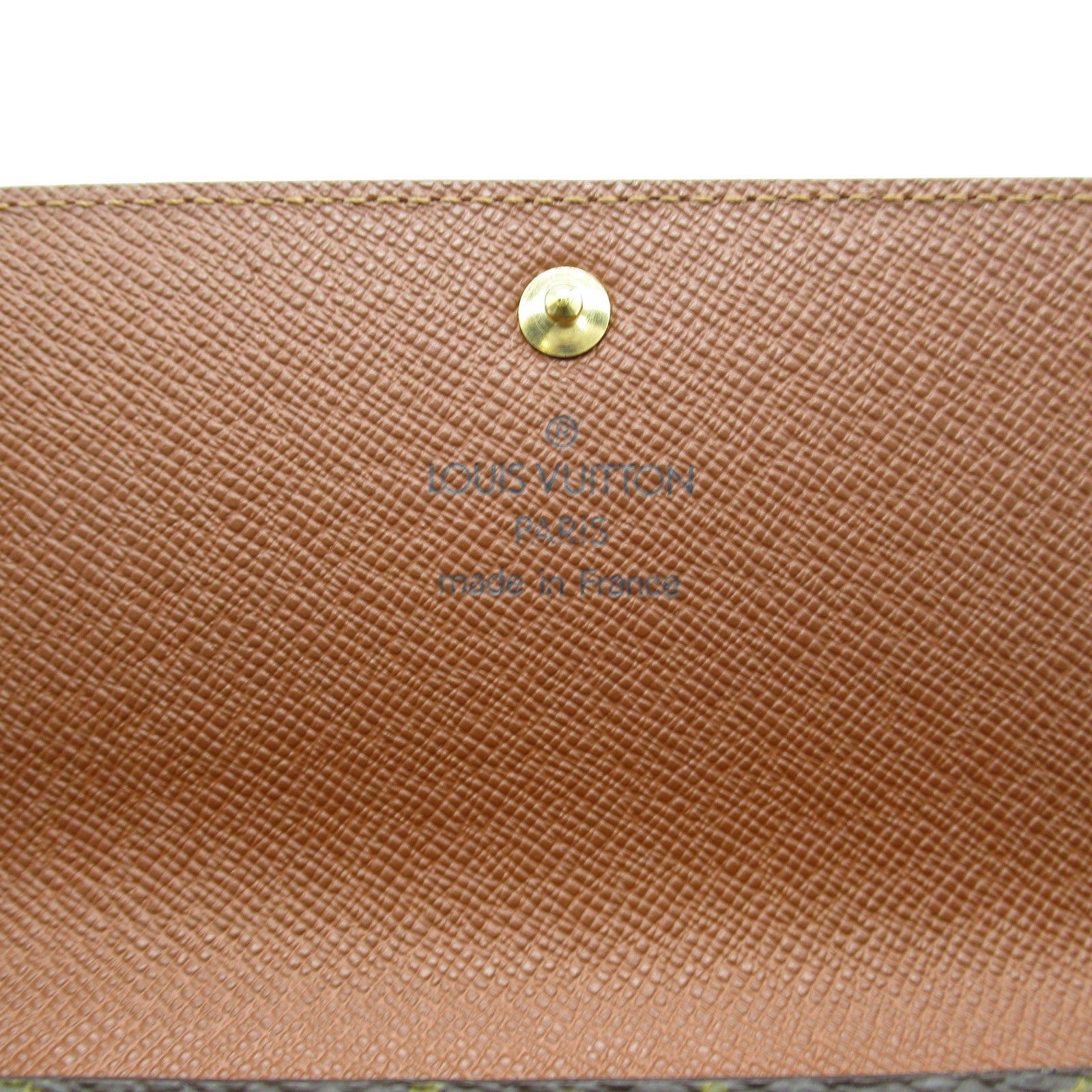 Louis Vuitton Louis Vuitton Pochette Porto Mone Credit Bi-Fold Long Wallet Coated Canvas Monogram Brown Size ONE SIZE - 7 Thumbnail