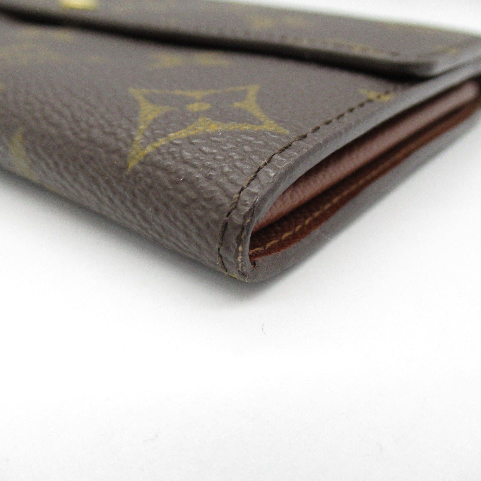 Louis Vuitton Louis Vuitton Pochette Porto Mone Credit Bi-Fold Long Wallet Coated Canvas Monogram Brown Size ONE SIZE - 10 Thumbnail