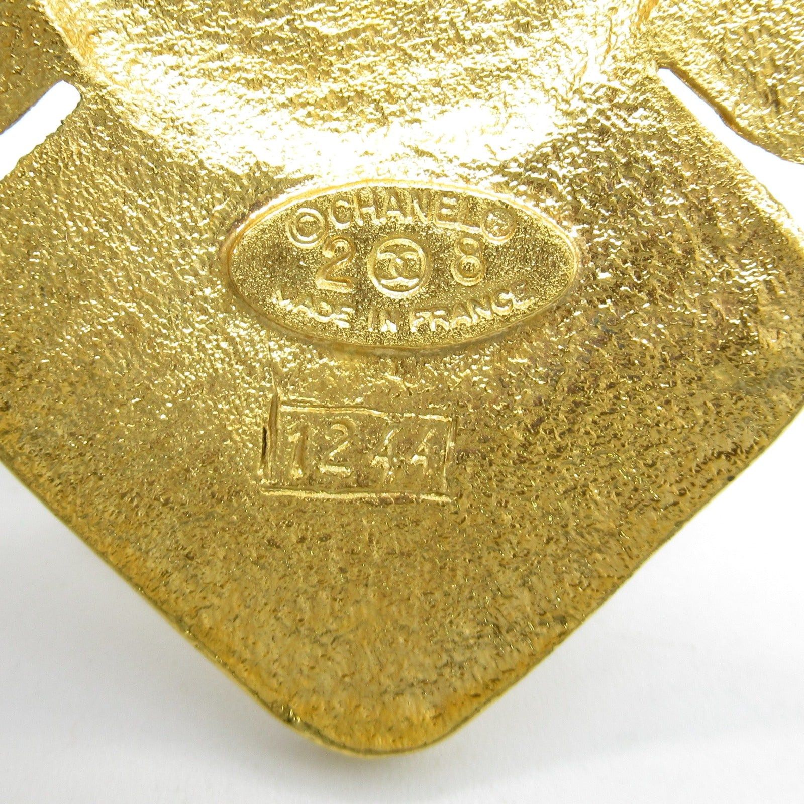 Chanel Chanel Coco Mark Brooch Gp (Gold Plated) Gold Size ONE SIZE - 4 Thumbnail