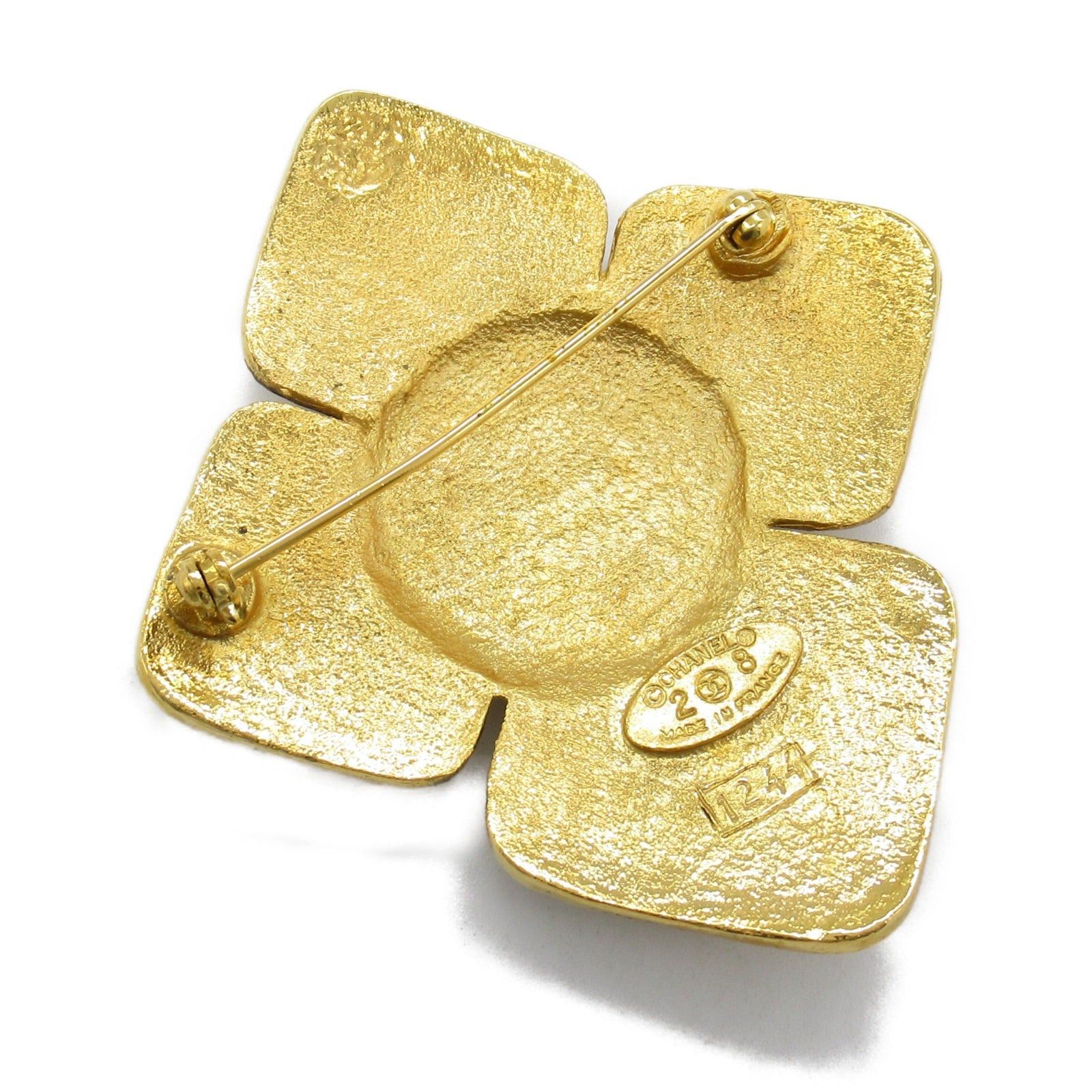 Chanel Chanel Coco Mark Brooch Gp (Gold Plated) Gold Size ONE SIZE - 3 Thumbnail