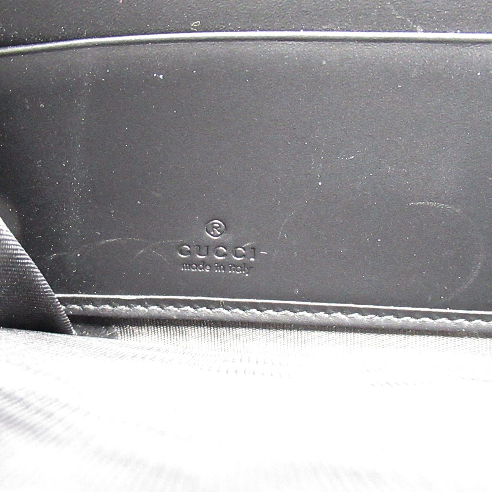 Gucci Gucci Gucci Sima Round Long Wallet Zipper Leather Black Size ONE SIZE - 6 Thumbnail