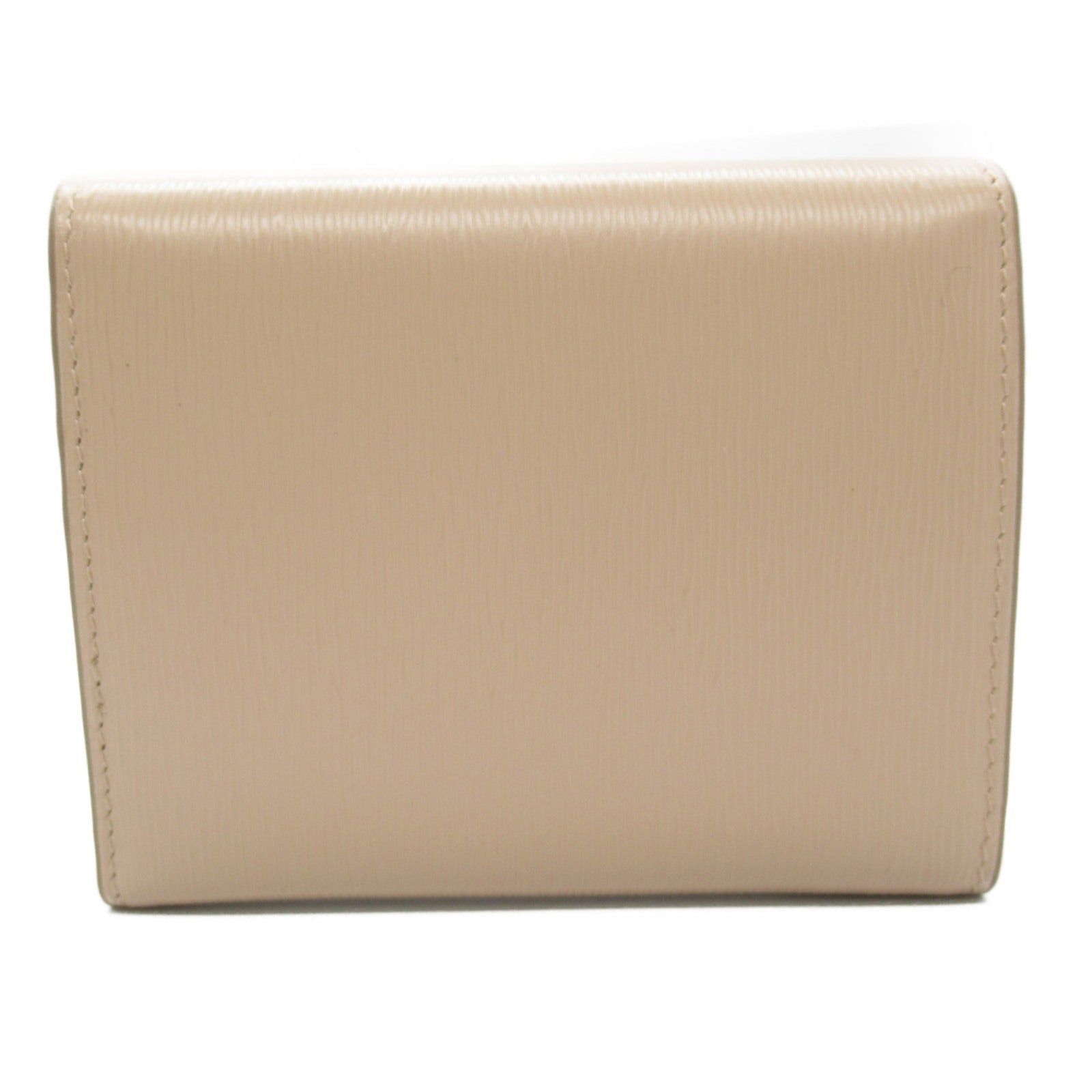 Prada Prada Trifold Wallet Saffiano Leather Beige Pink Size ONE SIZE - 2 Thumbnail