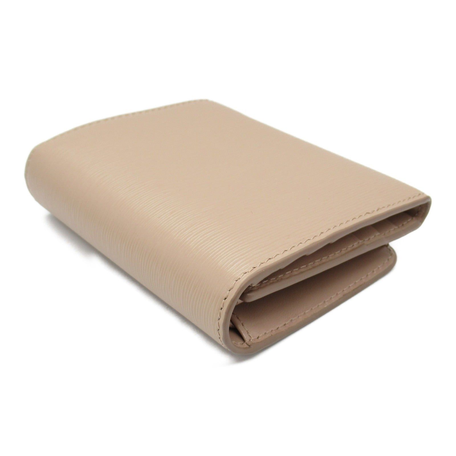 Prada Prada Trifold Wallet Saffiano Leather Beige Pink Size ONE SIZE - 4 Thumbnail
