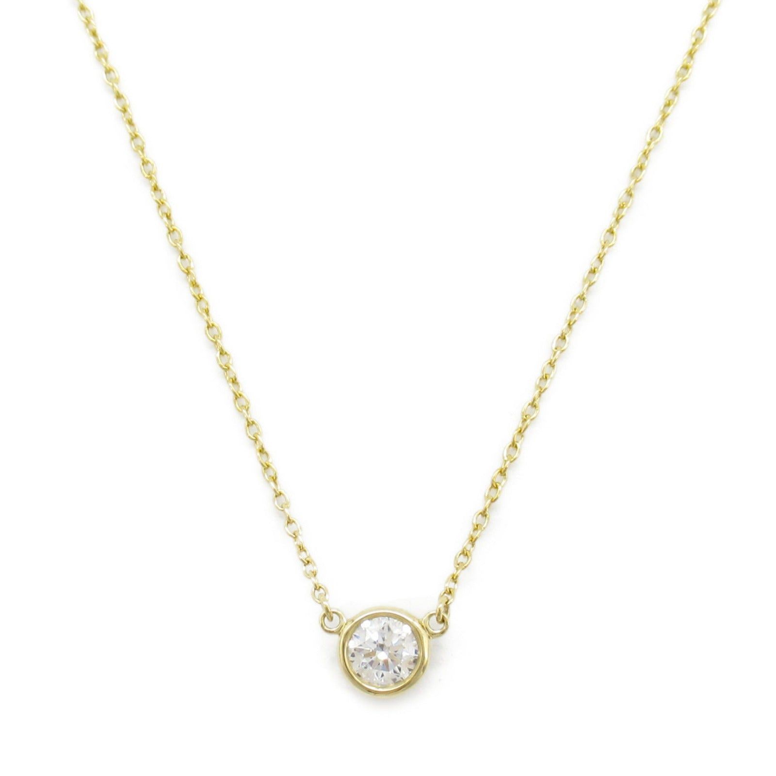 Tiffany & Co. Tiffany Co By The Yard Necklace Diamond K18 (Yellow Gold) Clear Size ONE SIZE - 2 Thumbnail