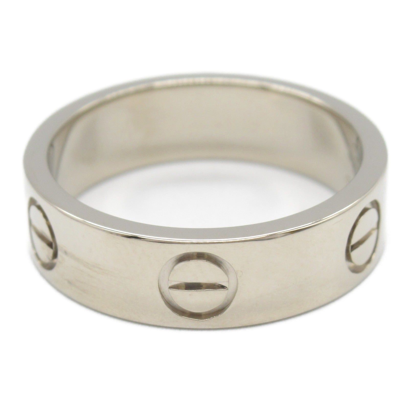 Cartier Cartier Love Ring K18Wg (White Gold) Silver Size ONE SIZE - 3 Thumbnail