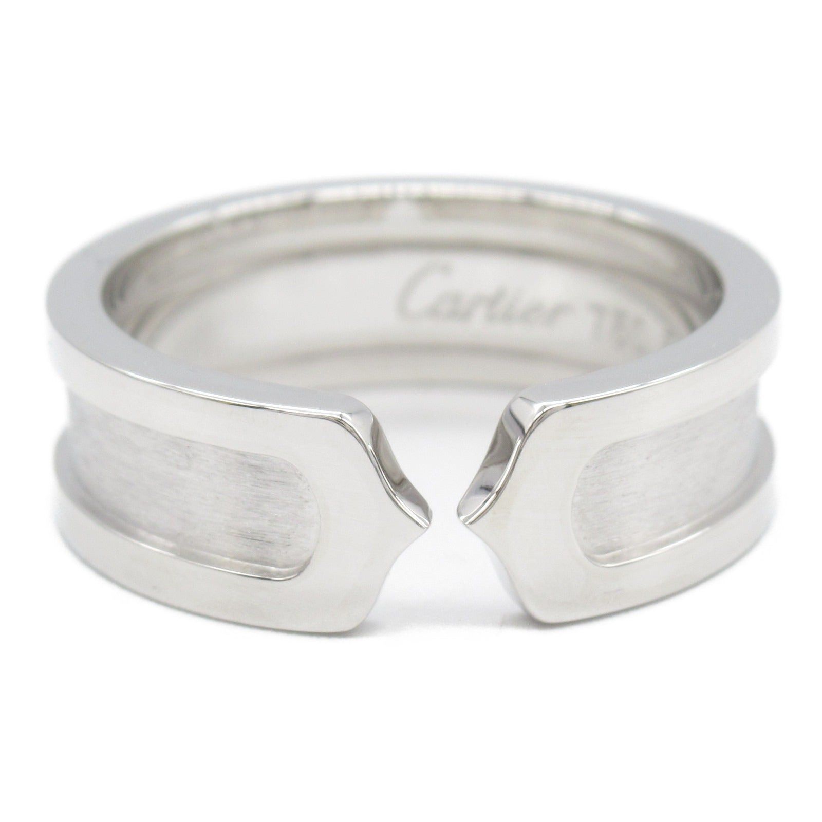 Cartier Cartier C2 Ring K18Wg (White Gold) Silver Size ONE SIZE - 2 Thumbnail
