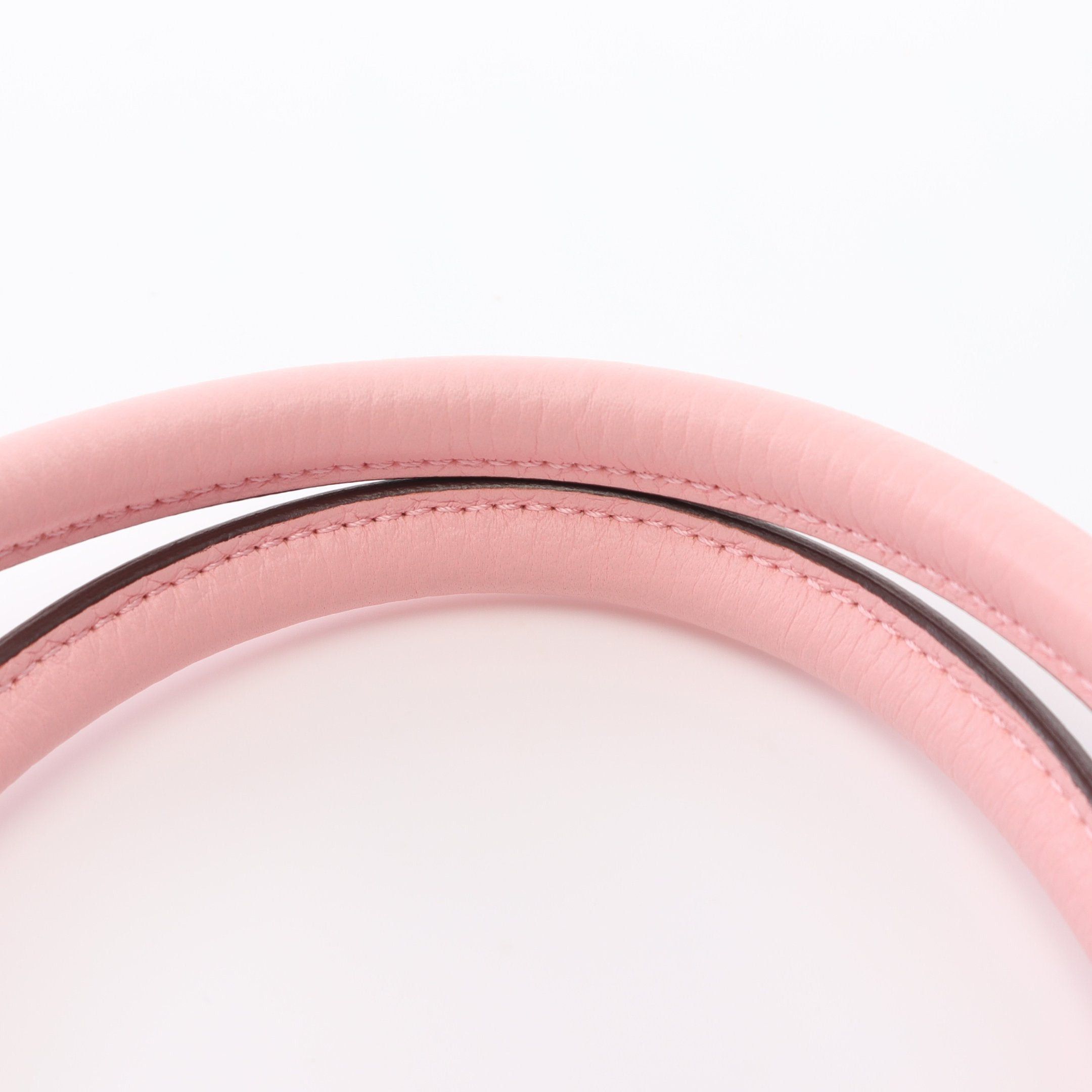 Hermes Hermes Bolide 31 Verso Rose Sakura Nata Handbag Clemence Leather Light Pink Silver Hardware U Stamp Size ONE SIZE - 11 Thumbnail