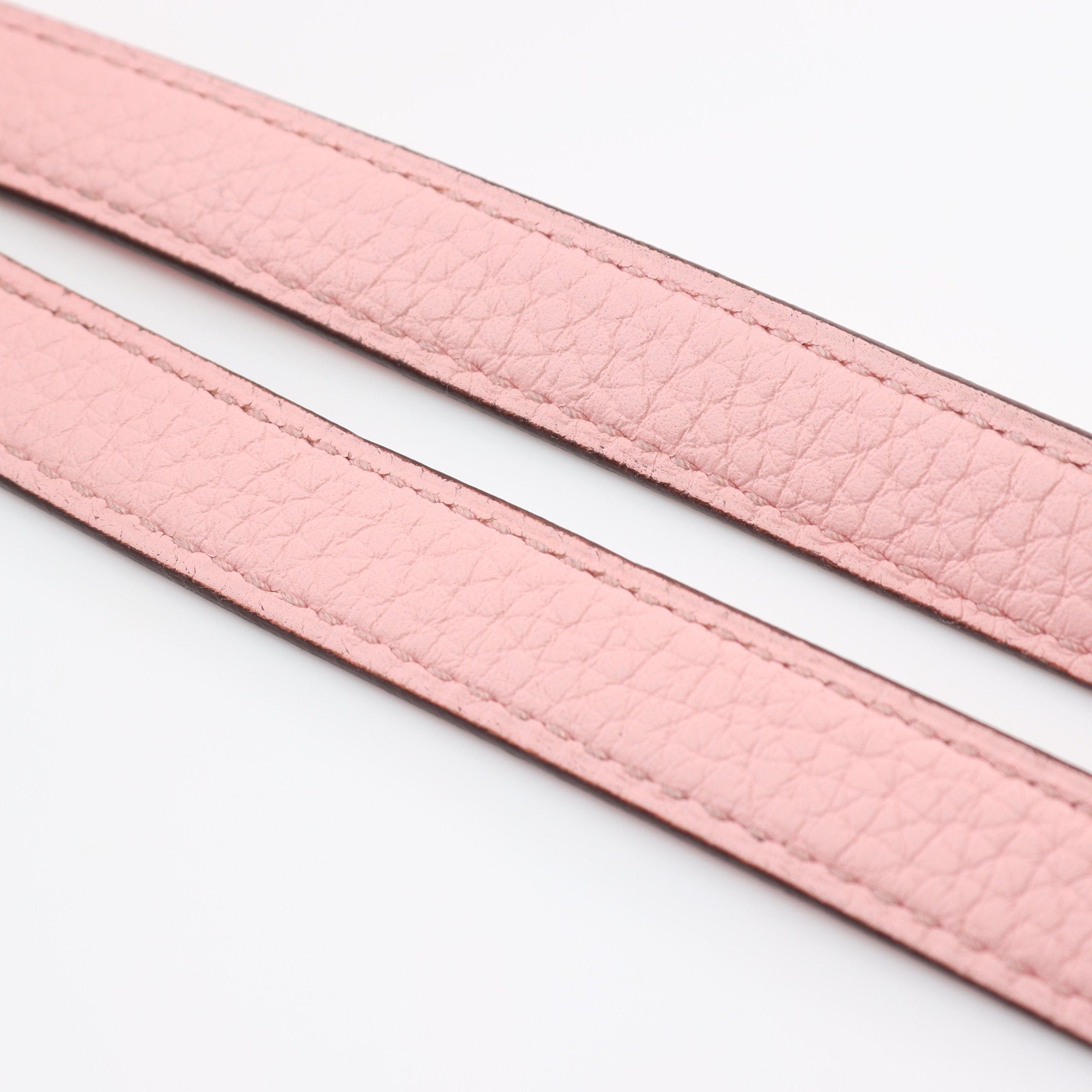 Hermes Hermes Bolide 31 Verso Rose Sakura Nata Handbag Clemence Leather Light Pink Silver Hardware U Stamp Size ONE SIZE - 13 Thumbnail