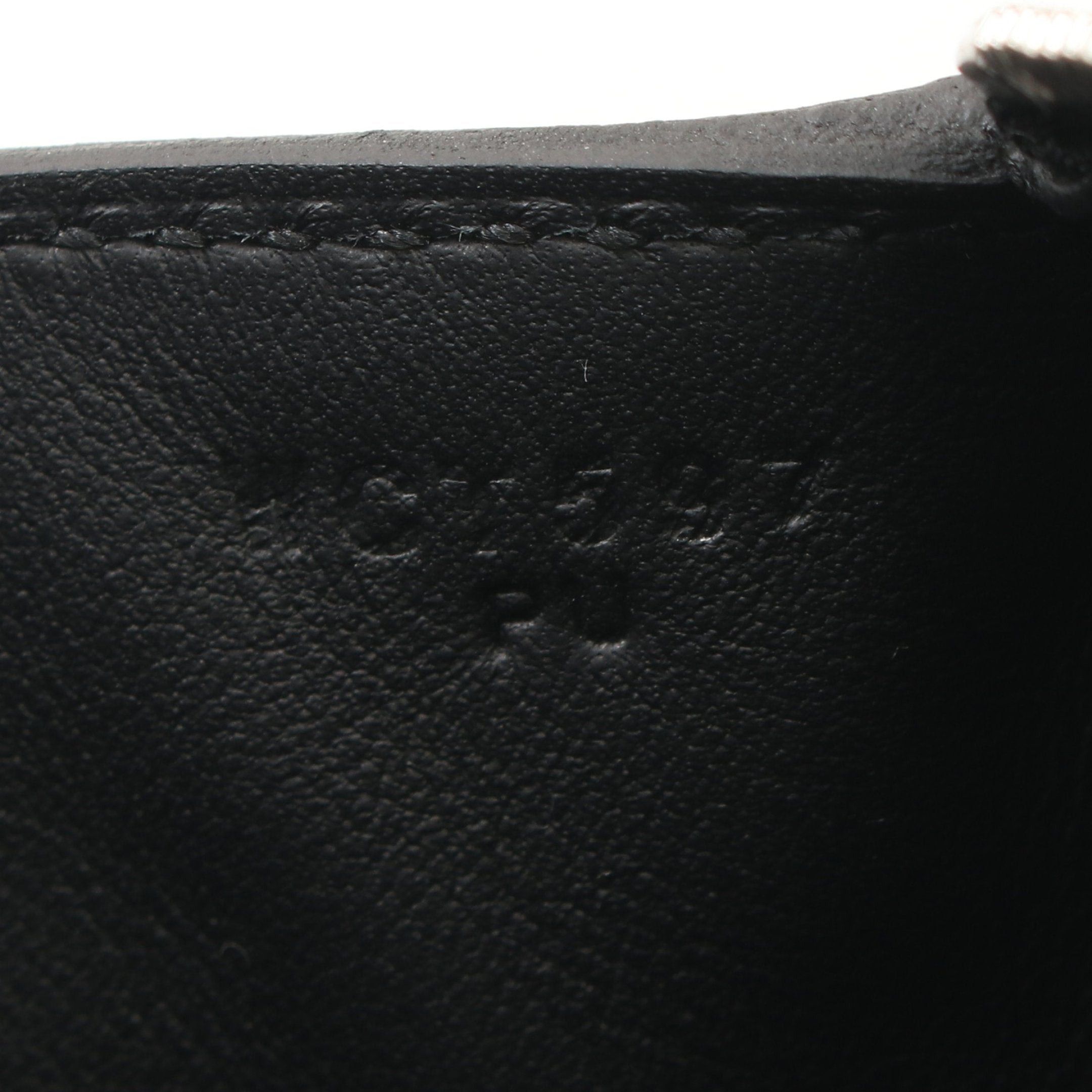 Hermes Hermes Lindy Mini Shoulder Bag Clemence Leather Black Silver Hardware Double Engraved Size ONE SIZE - 5 Thumbnail