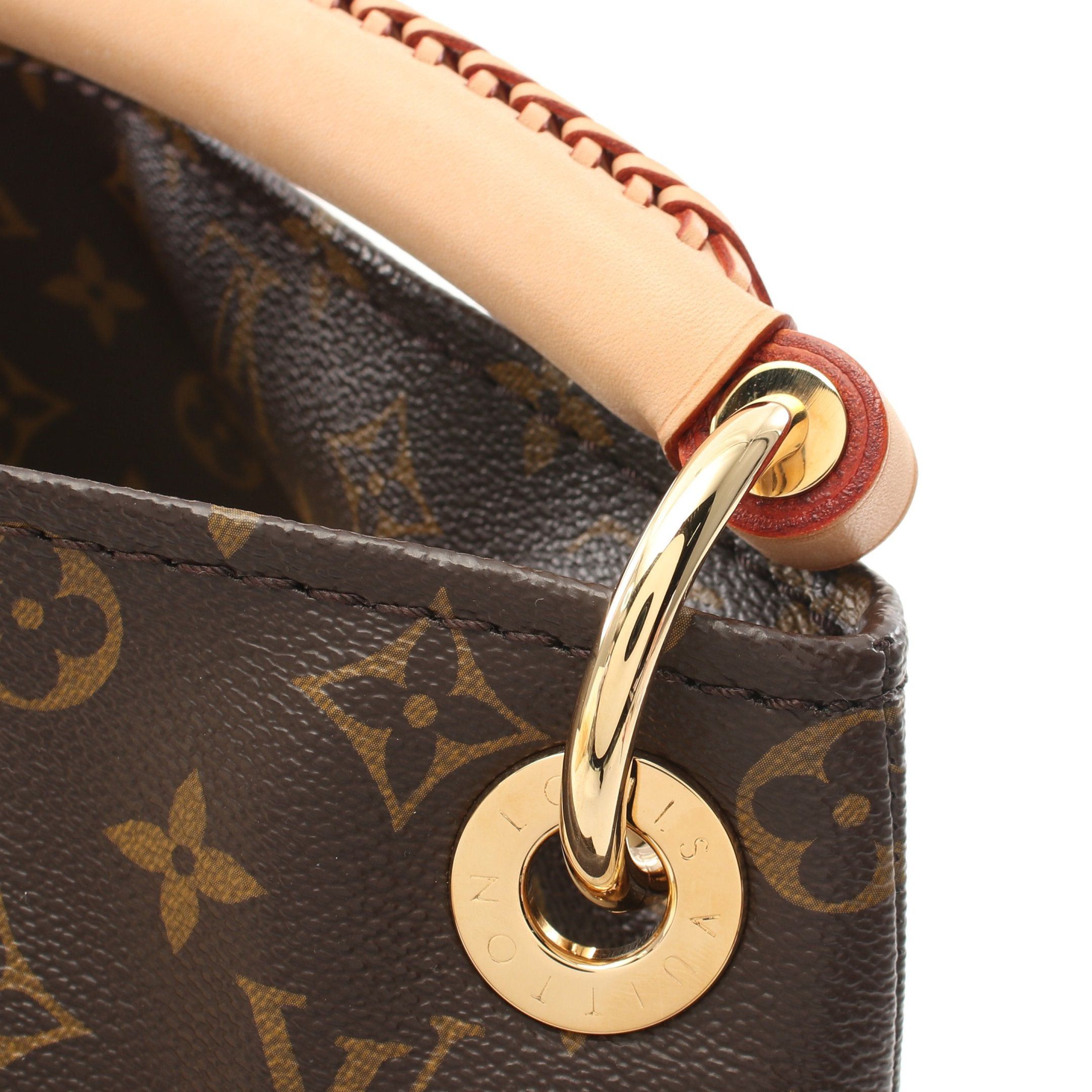 Louis Vuitton Louis Vuitton Artsy Mm Monogram Shoulder Bag Leather Brown Size ONE SIZE - 8 Thumbnail