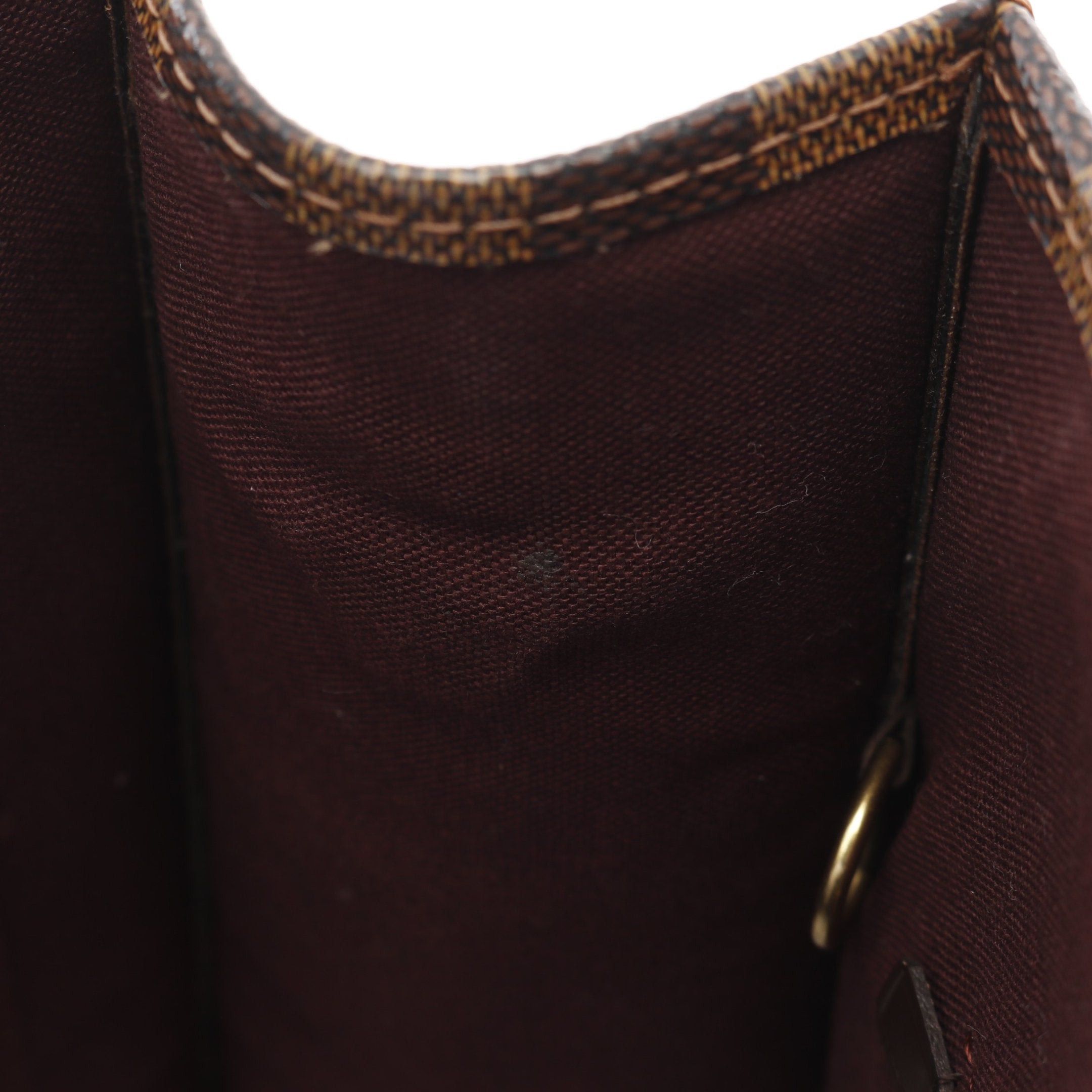 Louis Vuitton Louis Vuitton Sacpla Pm Damier Ebene Handbag Tote Bag Leather Brown Size ONE SIZE - 11 Thumbnail