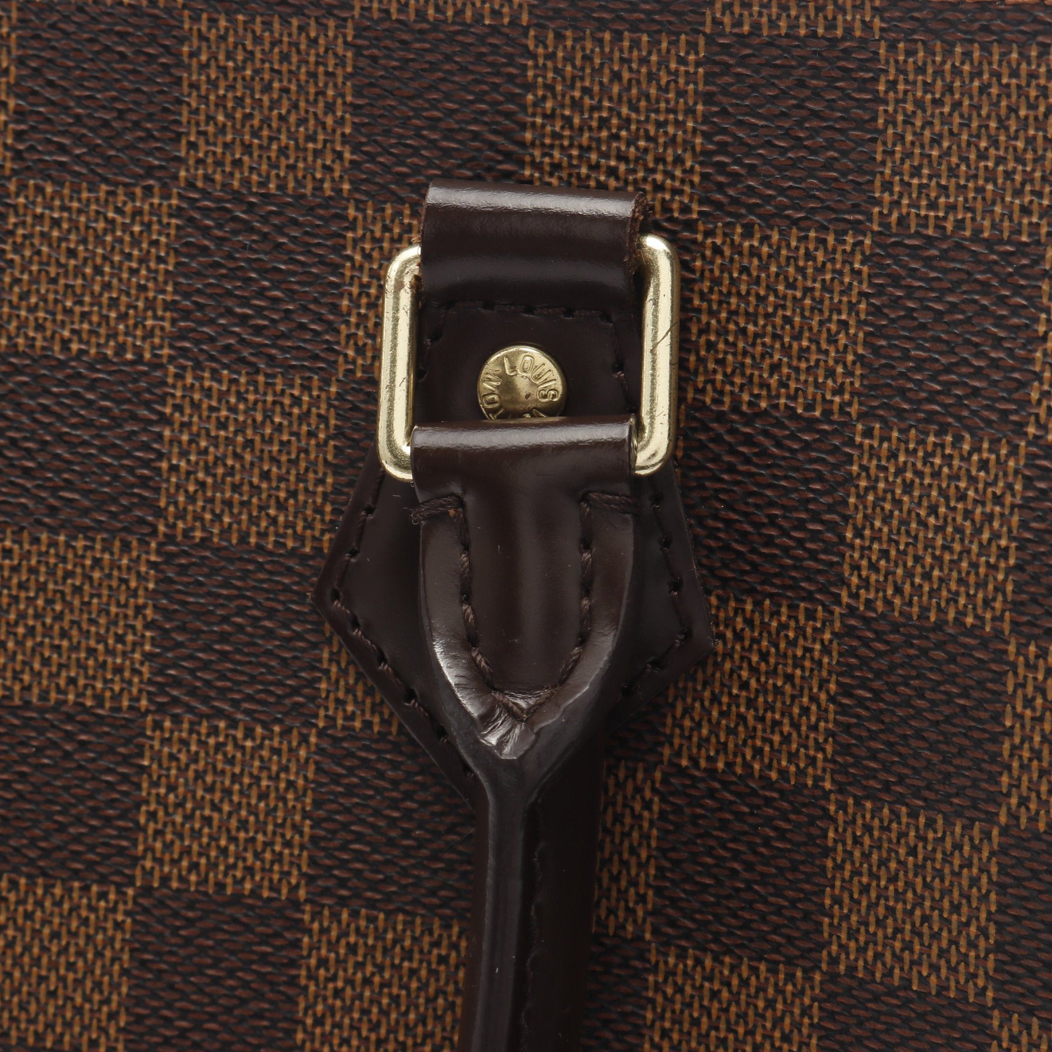 Louis Vuitton Louis Vuitton Sacpla Pm Damier Ebene Handbag Tote Bag Leather Brown Size ONE SIZE - 8 Thumbnail