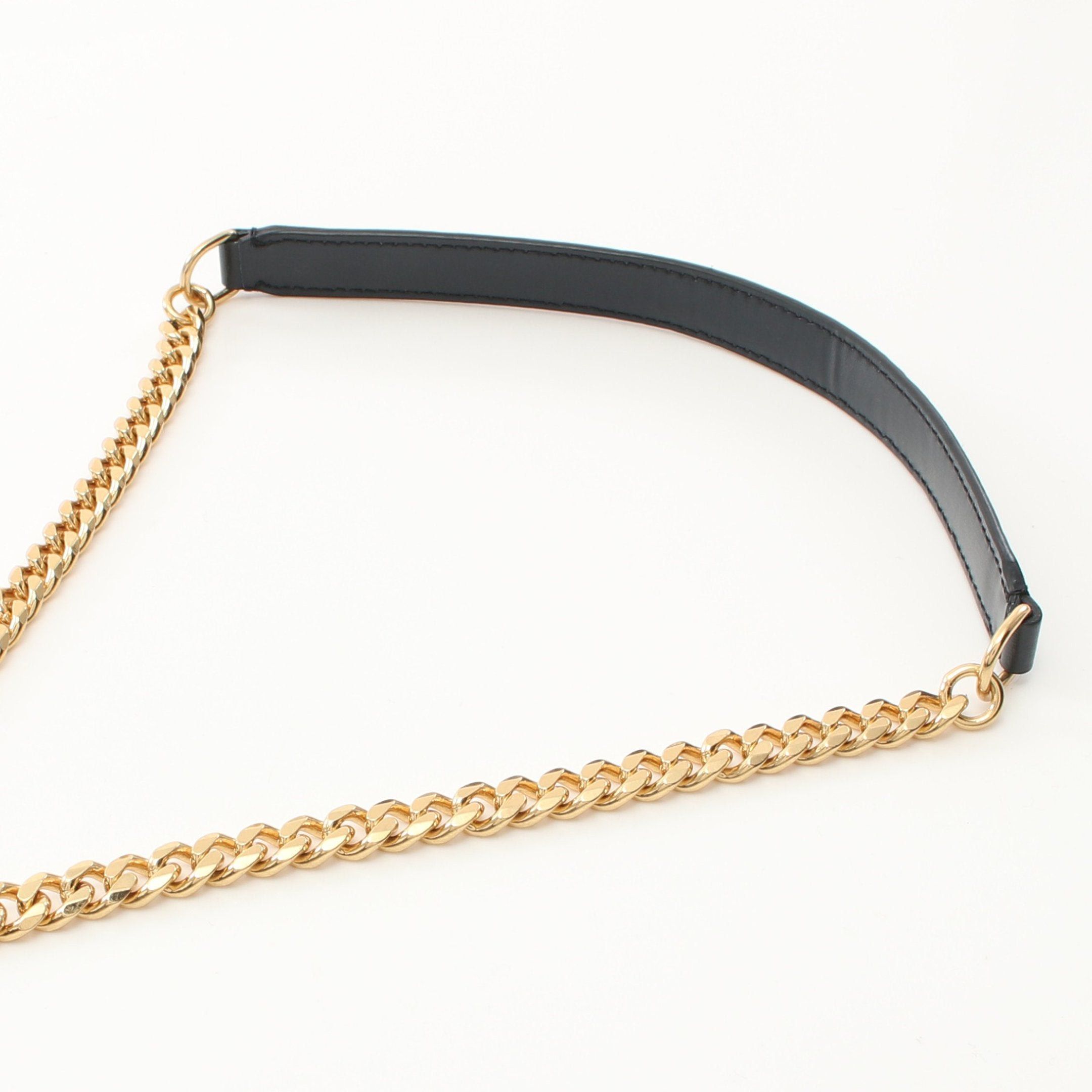 Celine Celine Triomphe Chain Wallet Leather Navy Size ONE SIZE - 7 Thumbnail