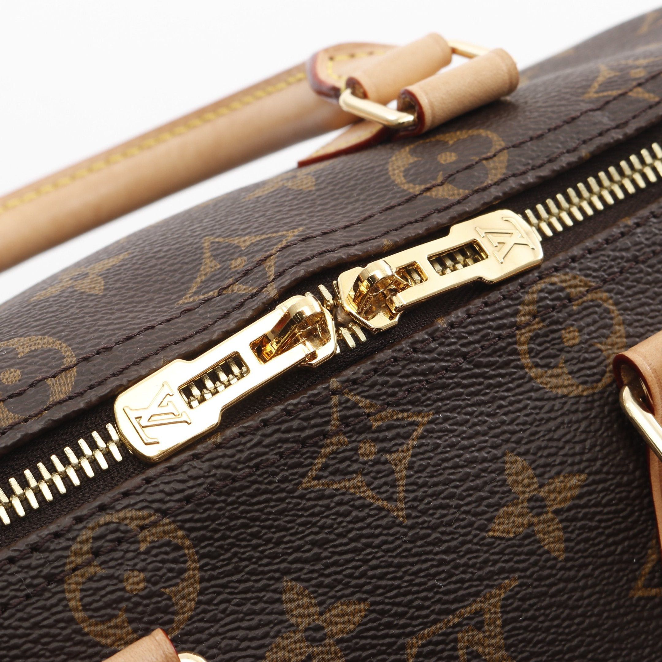 Louis Vuitton Louis Vuitton Speedy 25 Monogram Handbag Leather Brown Size ONE SIZE - 6 Thumbnail