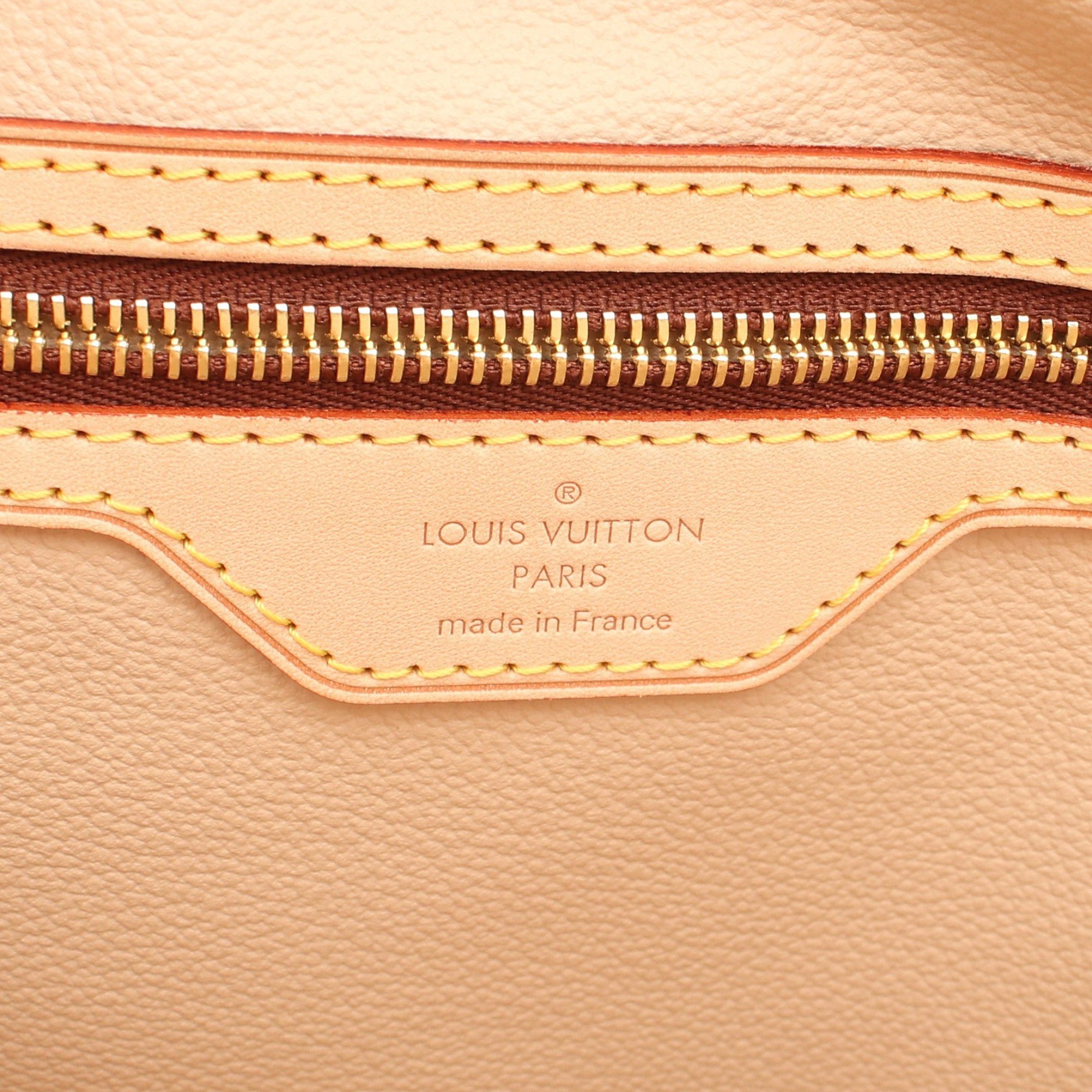 Louis Vuitton Louis Vuitton Bucket Gm Monogram Shoulder Bag Leather Brown Size ONE SIZE - 4 Thumbnail