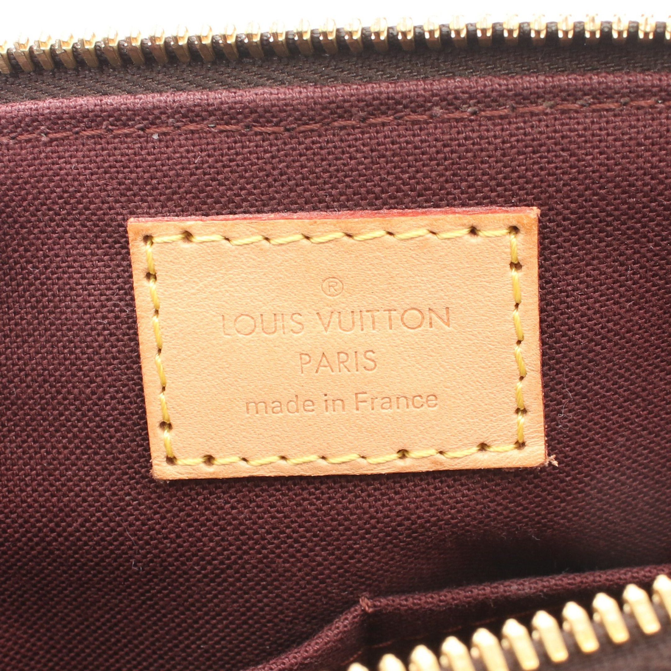 Louis Vuitton Louis Vuitton Turen Pm Monogram Handbag Leather Brown Size ONE SIZE - 4 Thumbnail
