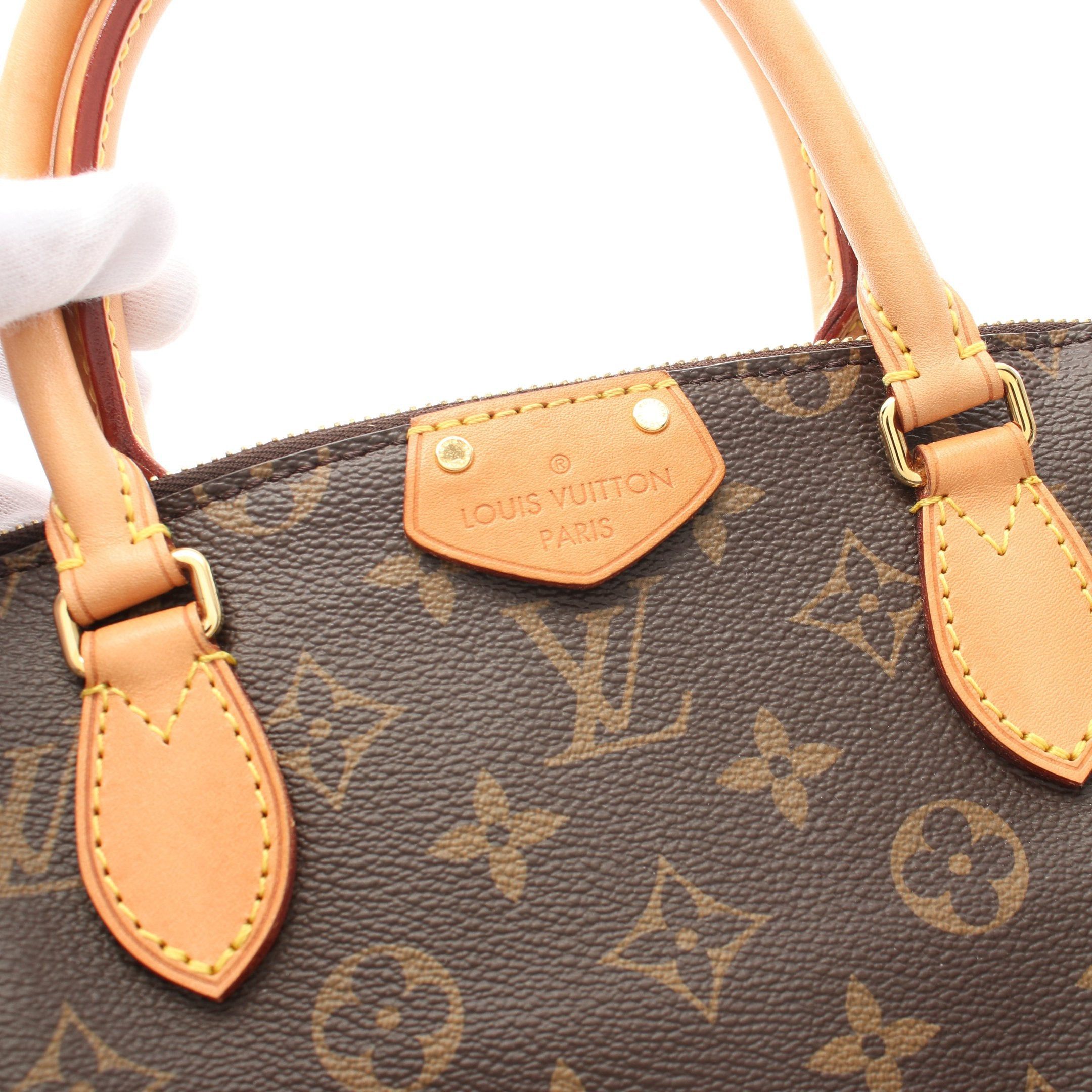 Louis Vuitton Louis Vuitton Turen Pm Monogram Handbag Leather Brown Size ONE SIZE - 8 Thumbnail