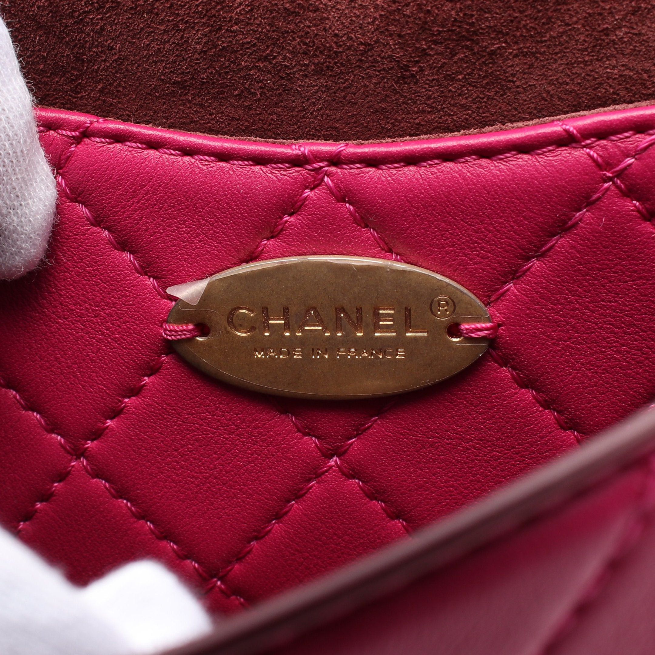 Chanel Chanel Matelasse Chain Shoulder Bag Leather Pink Purple Gold Hardware Size ONE SIZE - 4 Thumbnail