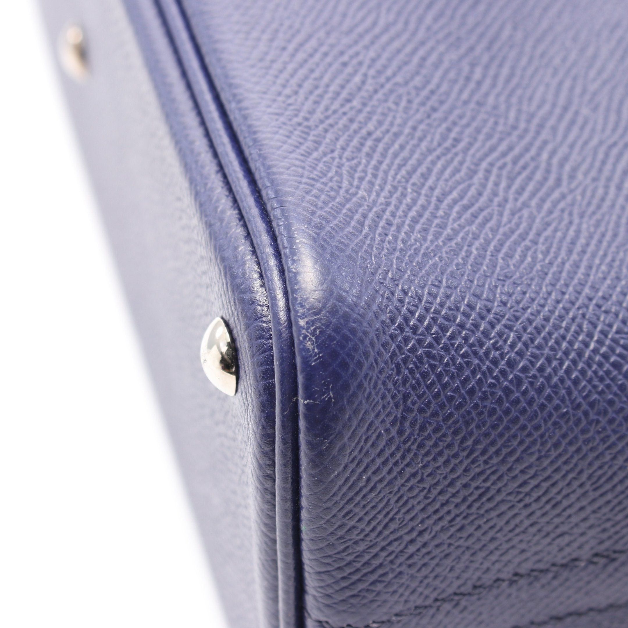 Hermes Hermes Bolide 27 Blue Ankle Handbag Veau Epsom Silver Hardware D Stamp Size ONE SIZE - 7 Thumbnail