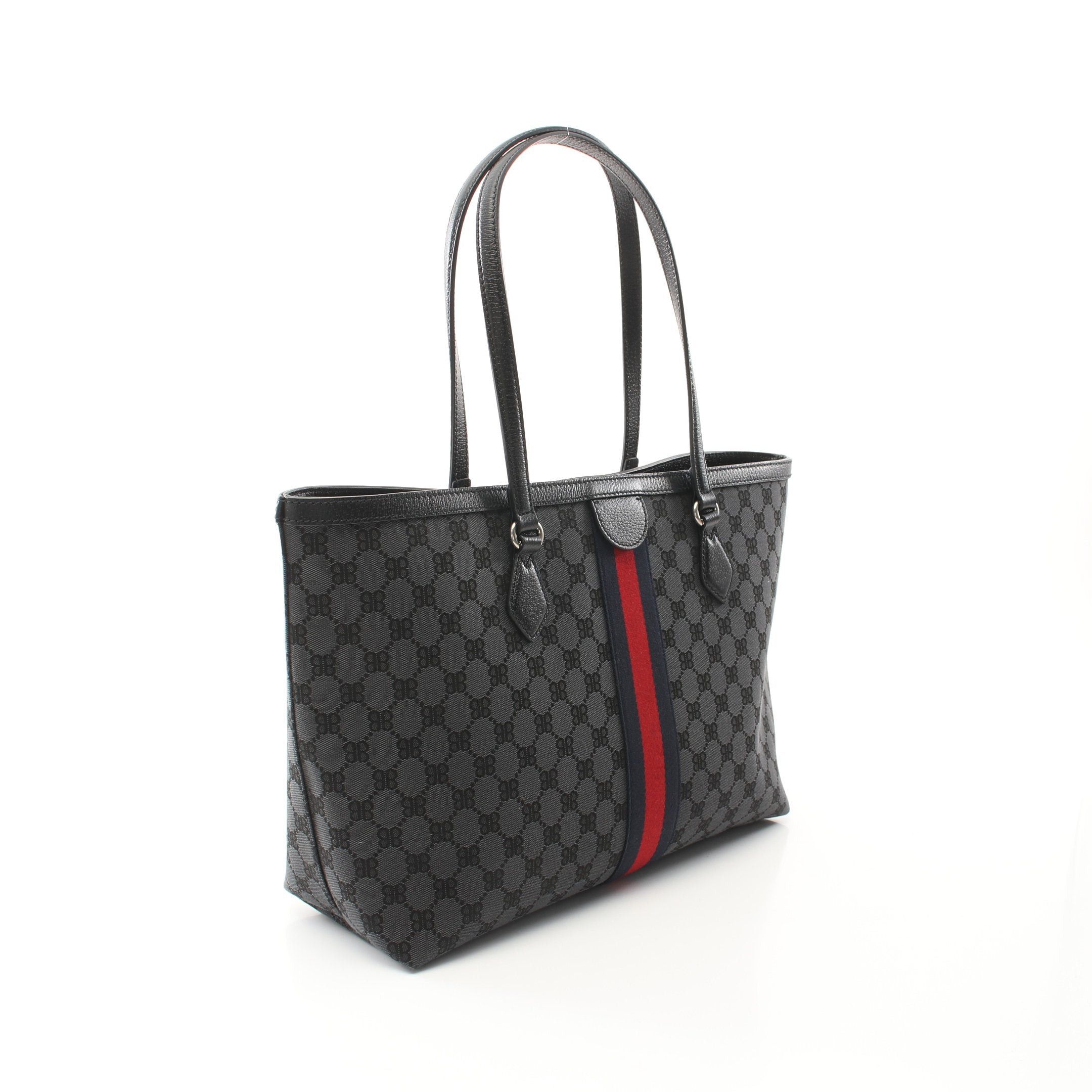 Balenciaga Balenciaga Balenciaga * Gucci The Hacker Project Shoulder Bag Tote Canvas Leather Gray Black Multicolor Size ONE SIZE - 2 Thumbnail
