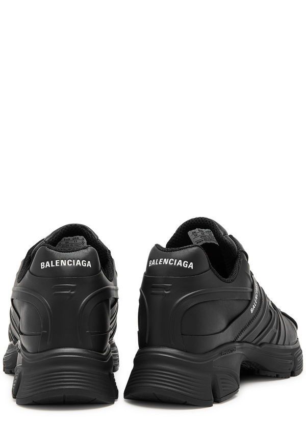 Balenciaga Phantom Leather Sneakers in Black Size US 6 / EU 39 - 4 Thumbnail