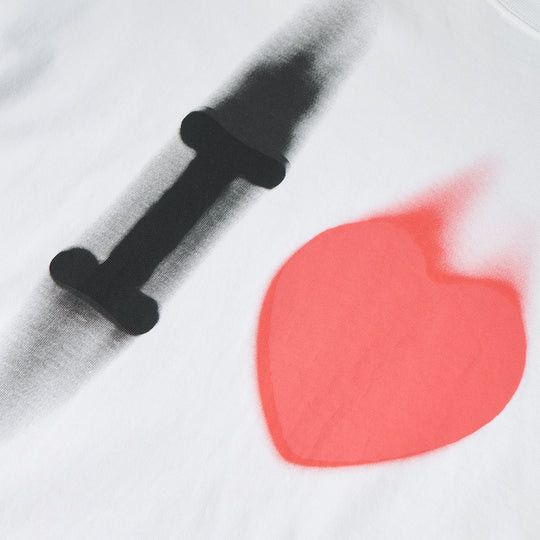 Balenciaga I love T-Shirt Large Fit White Size US XS / EU 42 / 0 - 2 Thumbnail