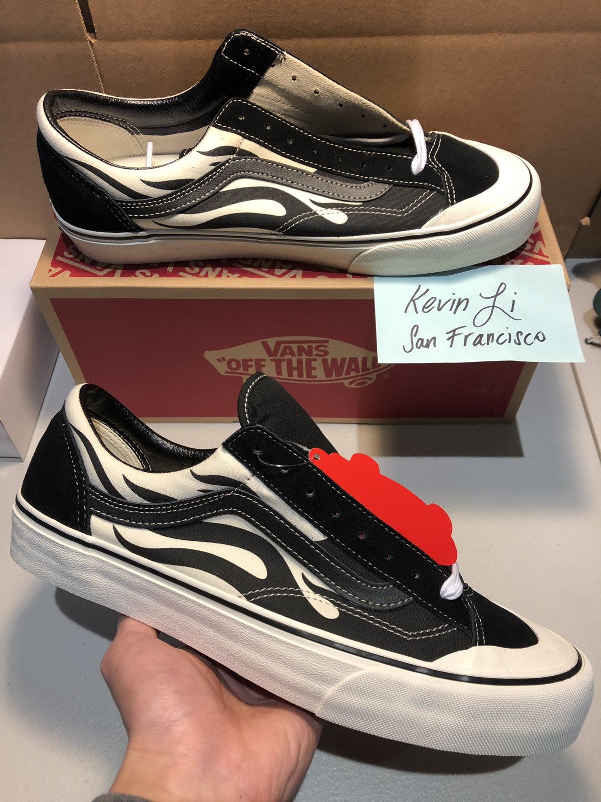 Vans style 36 flames sales