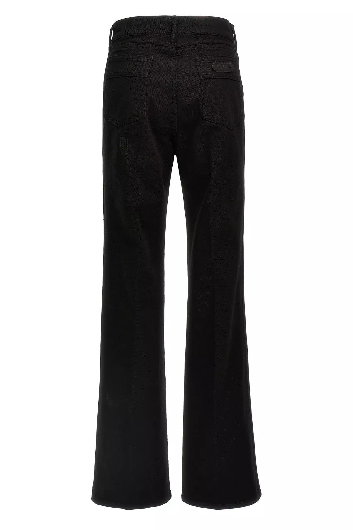 'Stretch Twill Denim Wide Flare' jeans