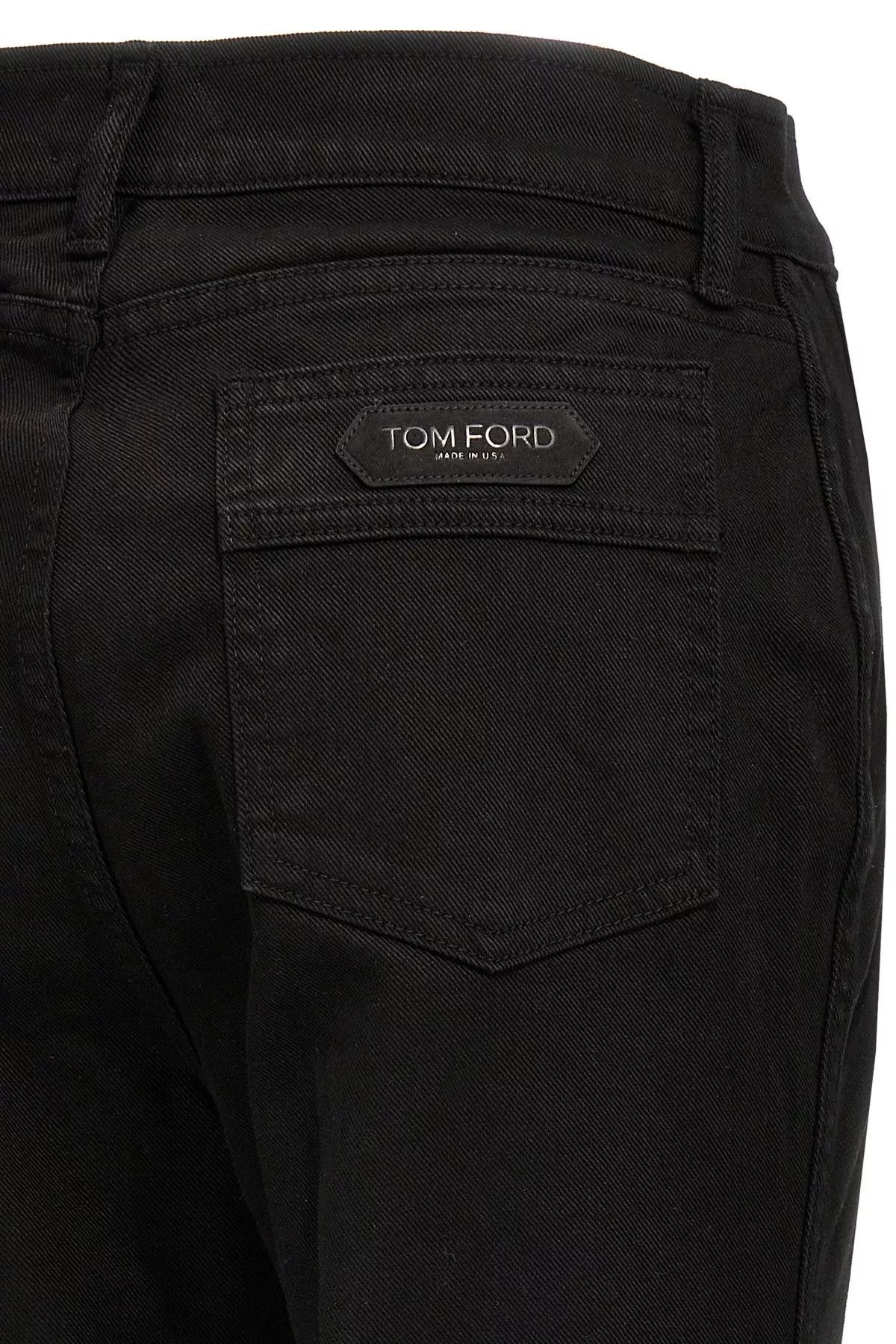 'Stretch Twill Denim Wide Flare' jeans