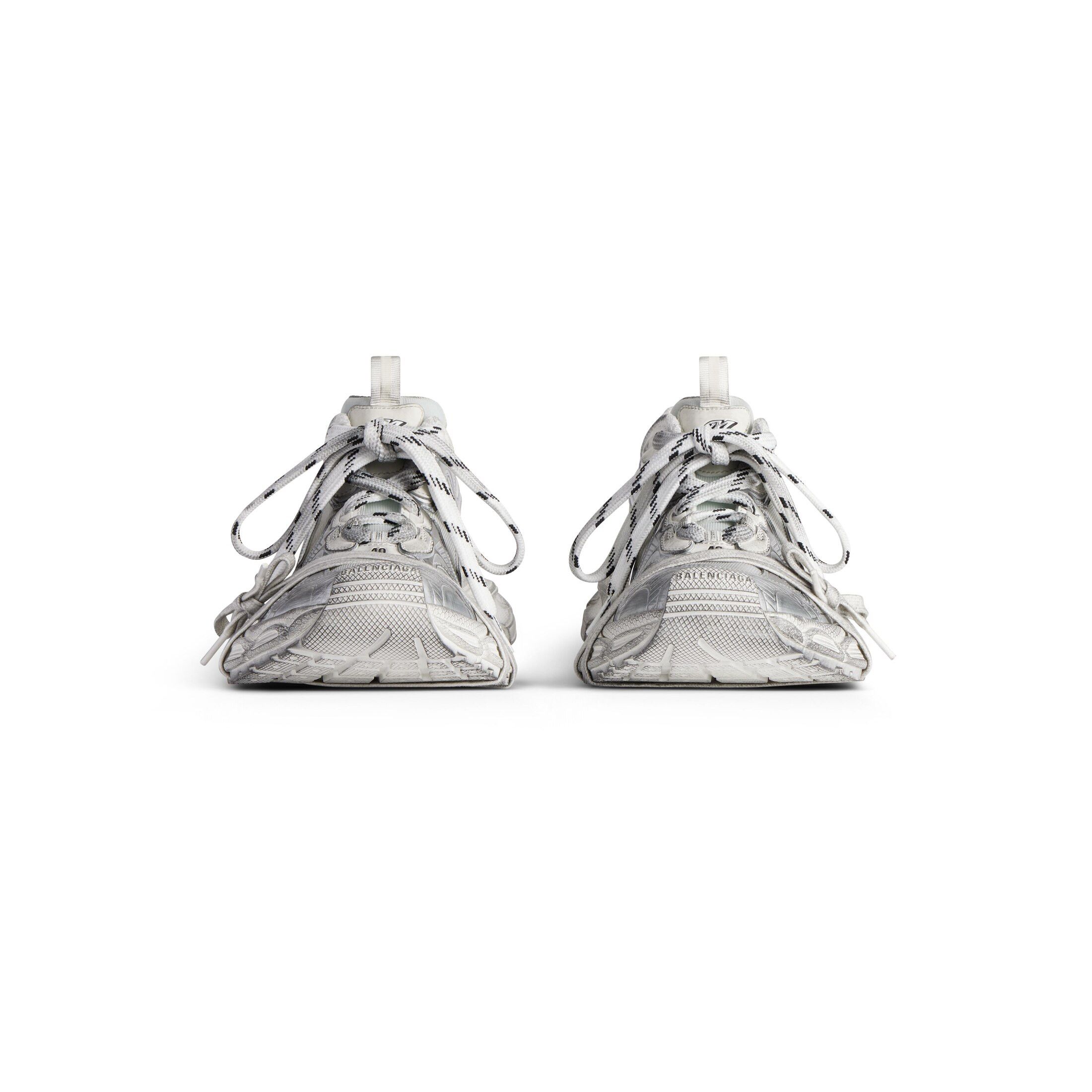 Balenciaga 3XL SUMMER MESH SNEAKER IN WHITE/SILVER Size US 8 / IT 38 - 3 Thumbnail