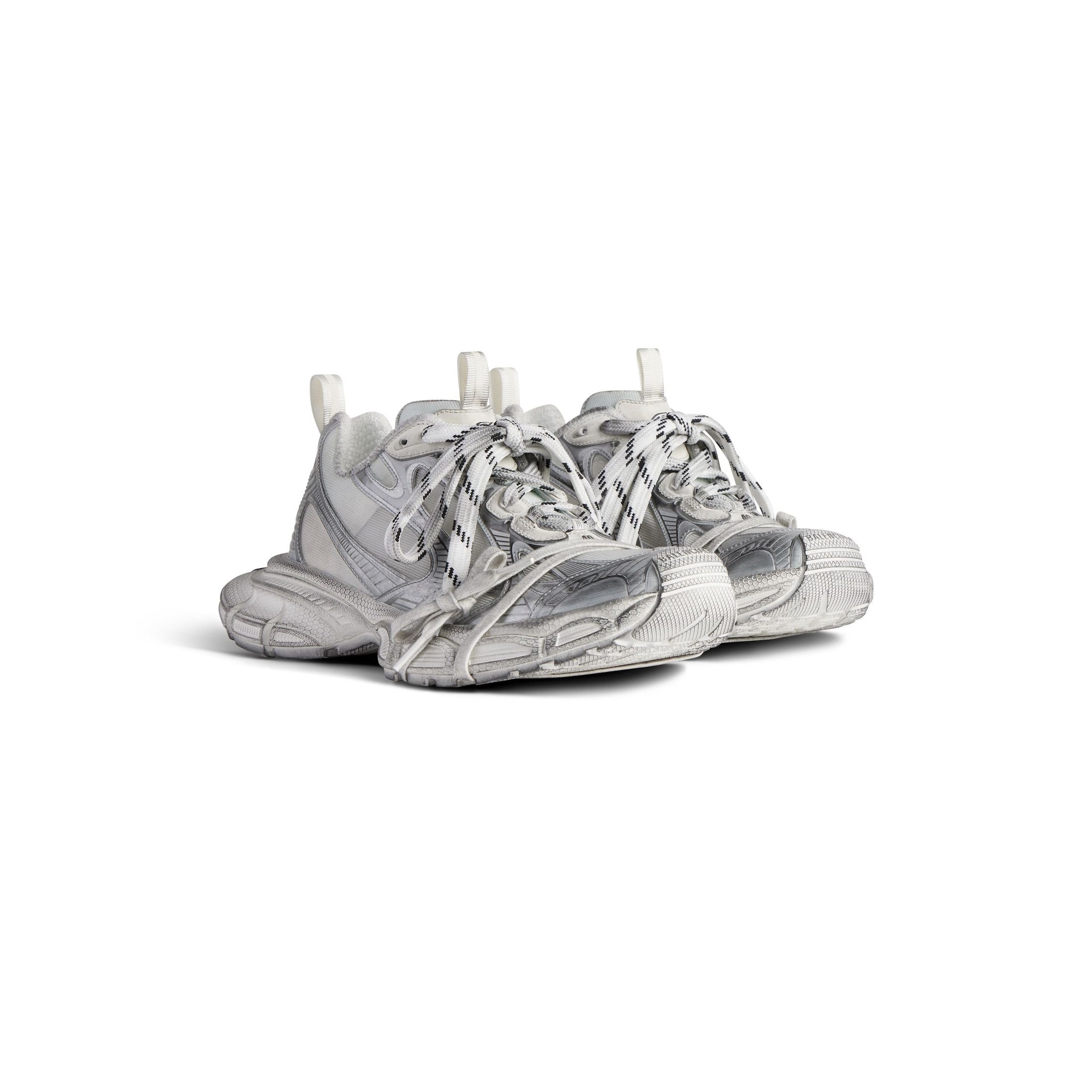Balenciaga 3XL SUMMER MESH SNEAKER IN WHITE/SILVER Size US 10 / IT 40 - 2 Thumbnail