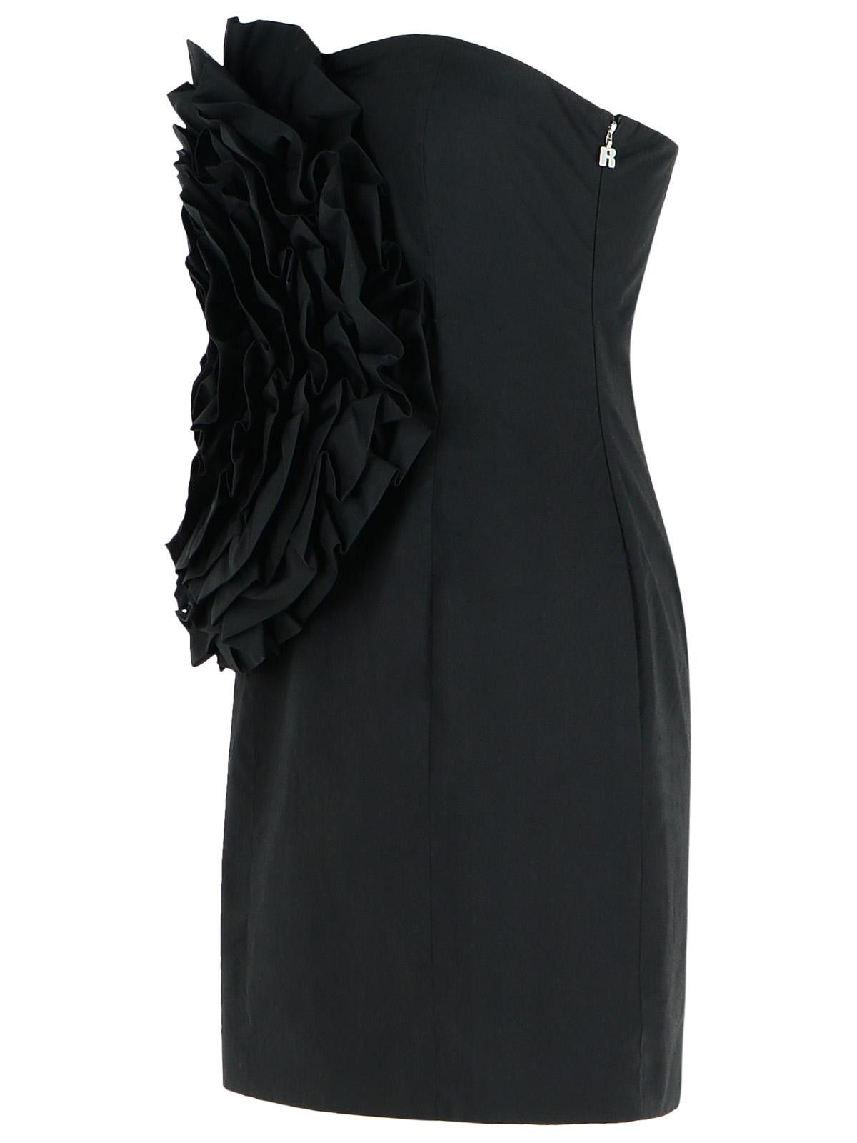 ROTATE Rotate 'Flower' Black Cotton Dress Size S / US 4 / IT 40 - 2 Thumbnail