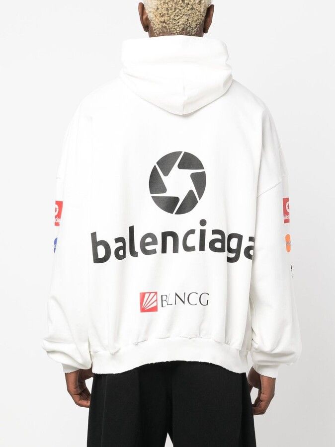 Balenciaga Top League oversized hoodie Size US XS / EU 42 / 0 - 4 Thumbnail