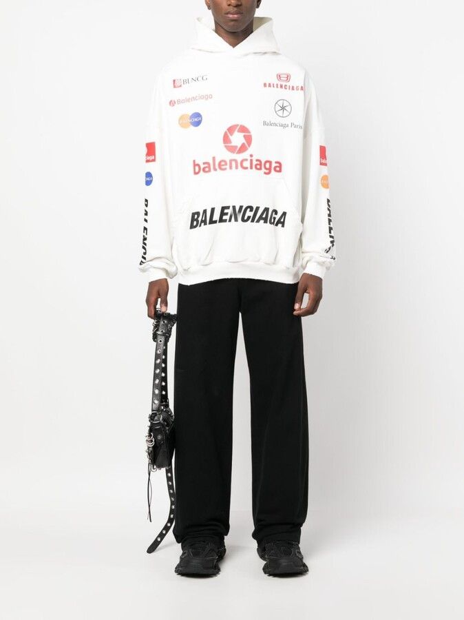 Balenciaga Top League oversized hoodie Size US M / EU 48-50 / 2 - 2 Thumbnail