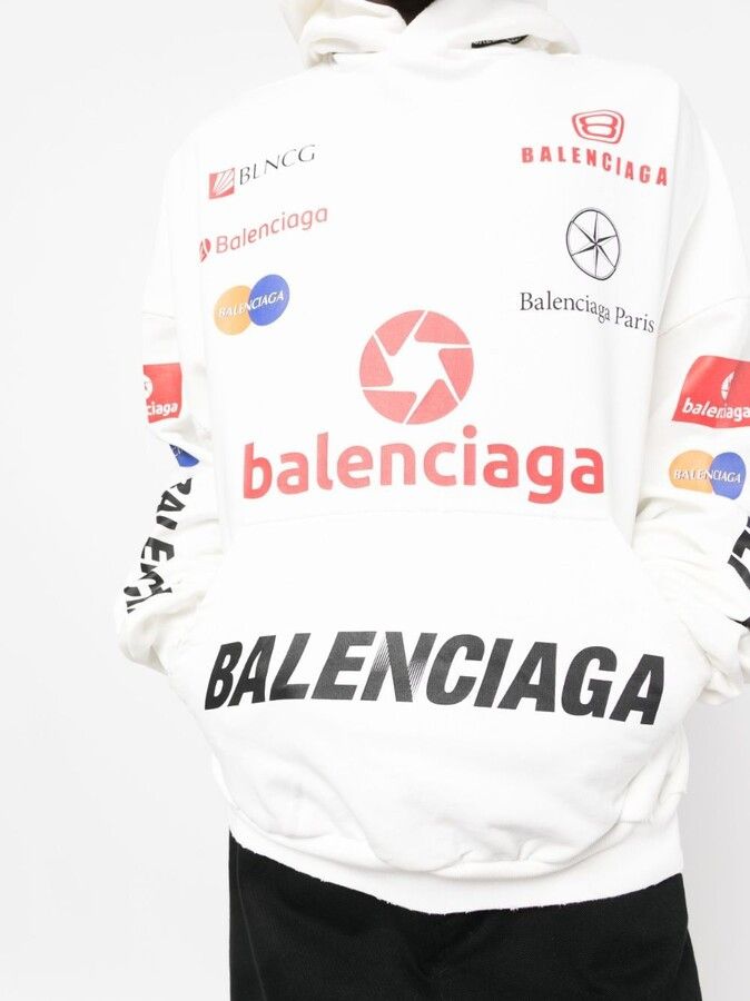 Balenciaga Top League oversized hoodie Size US XL / EU 56 / 4 - 5 Thumbnail