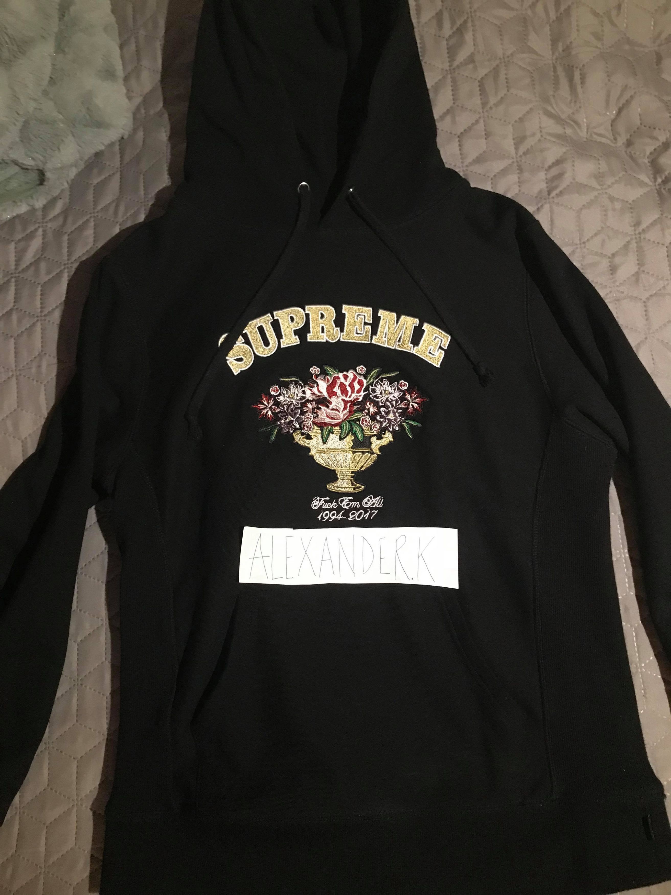 Supreme centerpiece hoodie outlet black