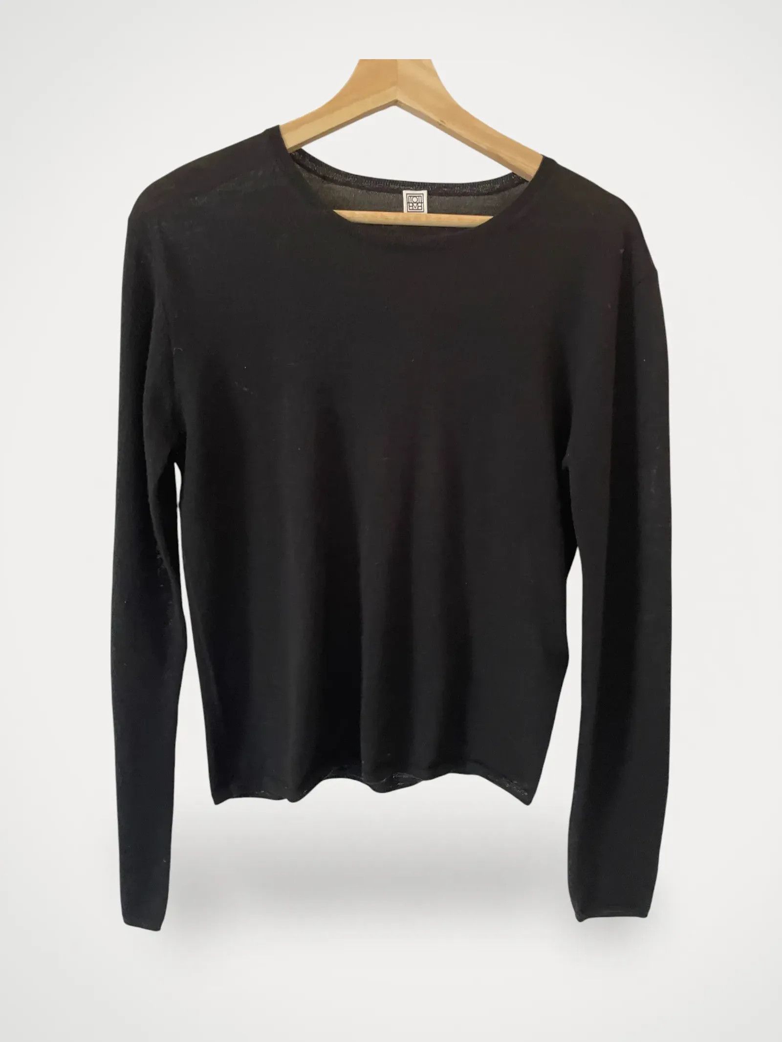 Toteme Toteme Thin cashmere top Sweater Size L / US 10 / IT 46 - 2 Thumbnail