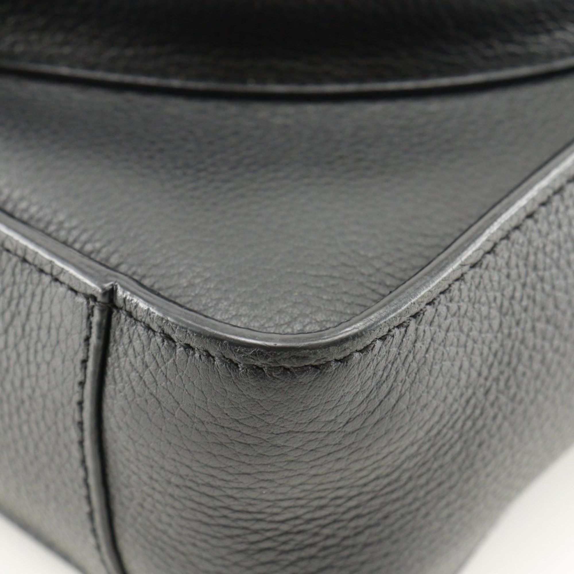 Dior Christian Dior Saddle Mini Tote Handbag Shoulder Bag Calf Black 2way A5 Type Women's Size ONE SIZE - 5 Thumbnail