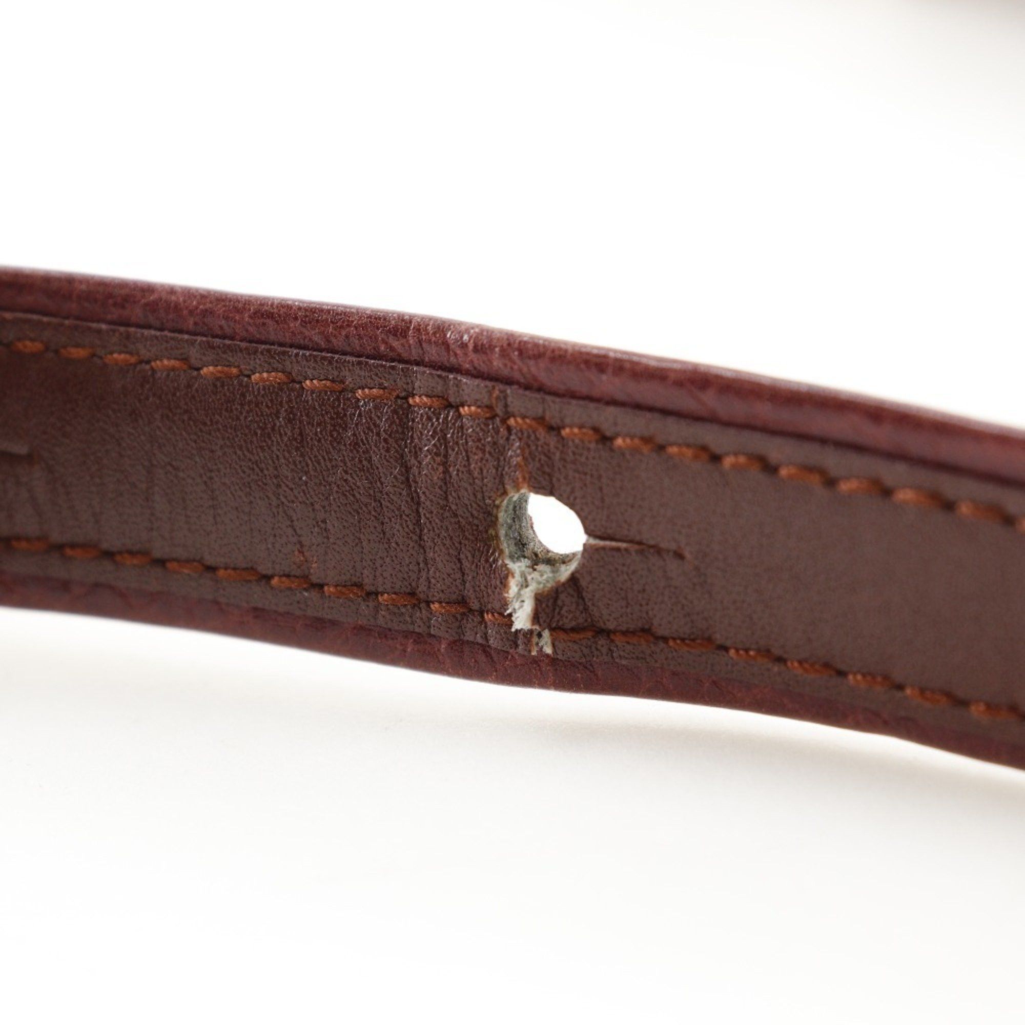 Cartier Cartier Must Line Shoulder Bag Leather Bordeaux A5 Type Women's Size ONE SIZE - 12 Thumbnail