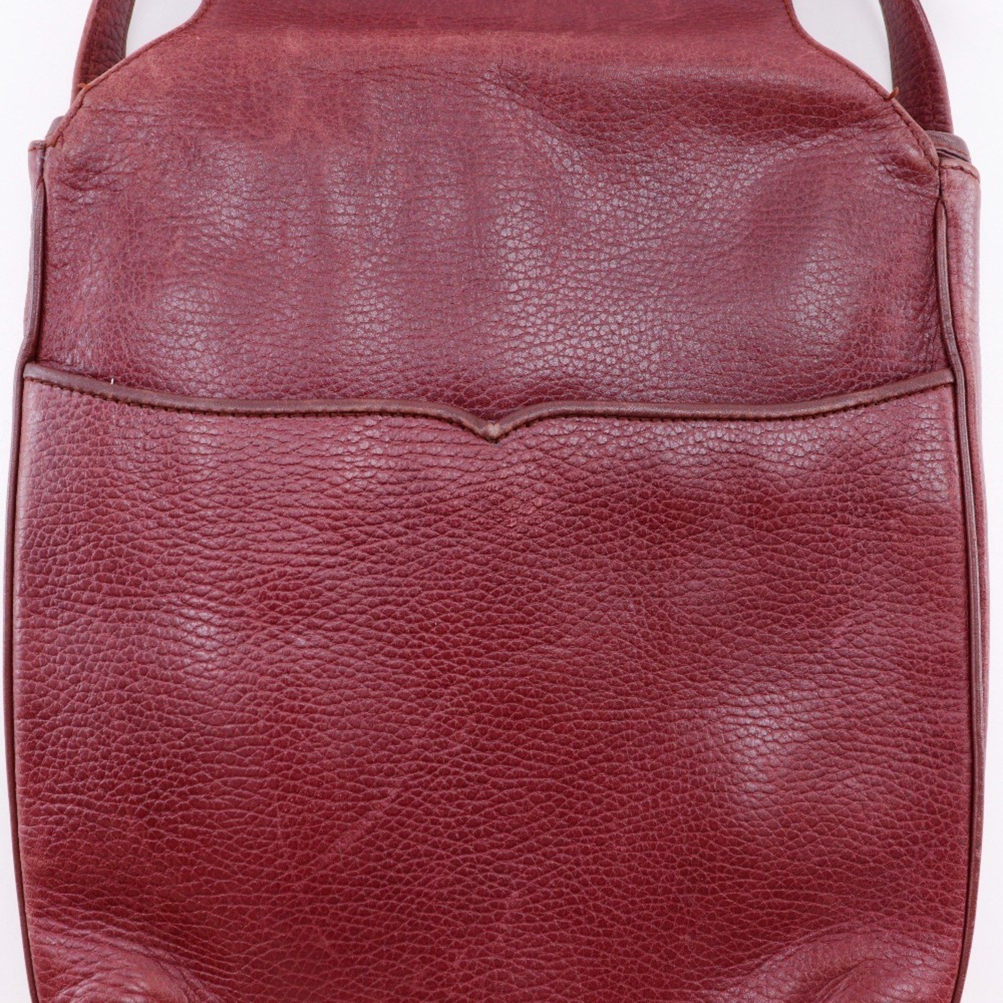 Cartier Cartier Must Line Shoulder Bag Leather Bordeaux A5 Type Women's Size ONE SIZE - 8 Thumbnail