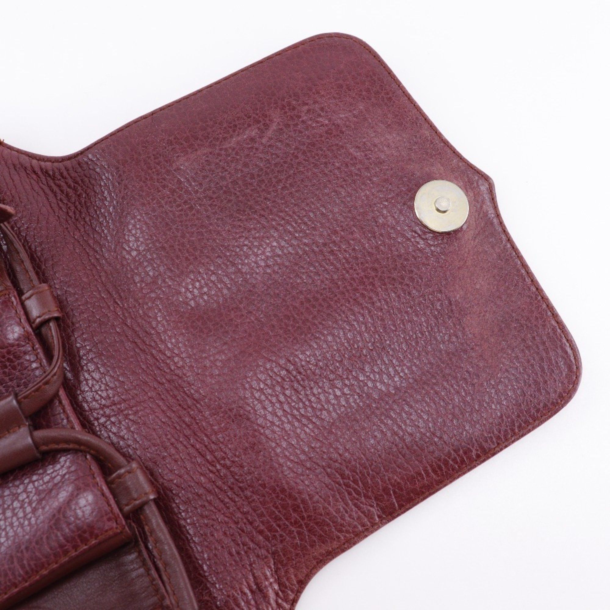 Cartier Cartier Must Line Shoulder Bag Leather Bordeaux A5 Type Women's Size ONE SIZE - 7 Thumbnail