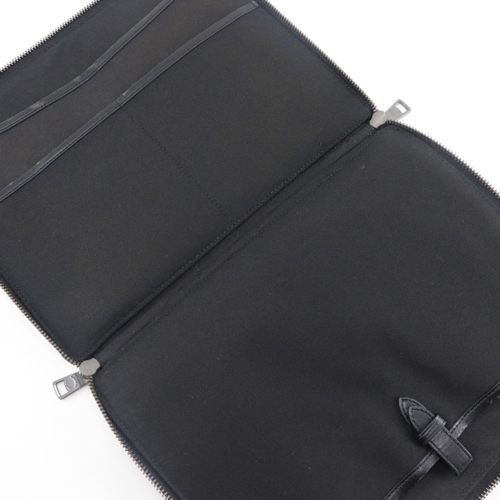 Coach COACH Tablet Case Clutch Bag Punching Leather Blue A5 Double Unisex Size ONE SIZE - 6 Thumbnail