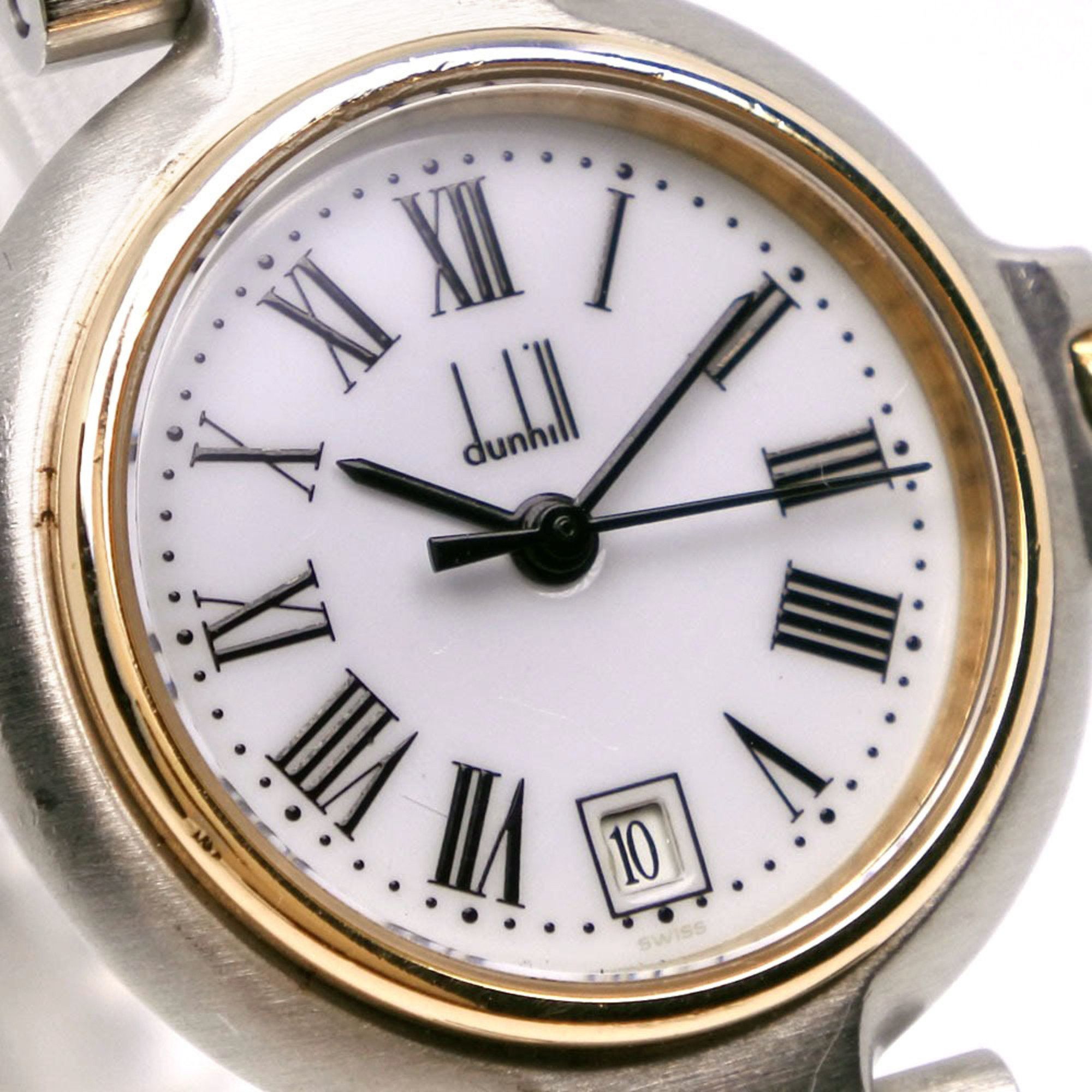 Alfred Dunhill Dunhill Millennium Watch Stainless Steel Quartz Analog Display White Dial Ladies Size ONE SIZE - 3 Thumbnail