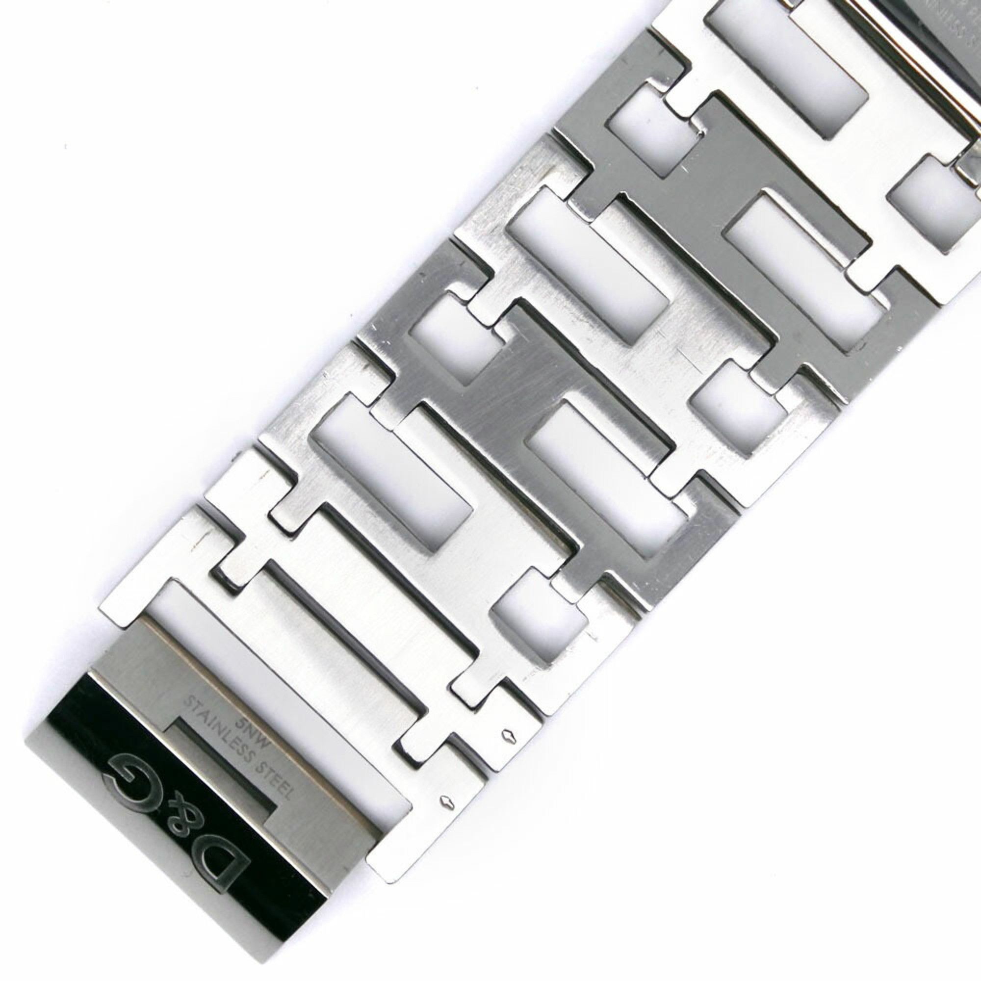 Dolce & Gabbana Dolce & Gabbana EDDIE Watch Stainless Steel Quartz Analog Display Silver Dial Women's Size ONE SIZE - 8 Thumbnail