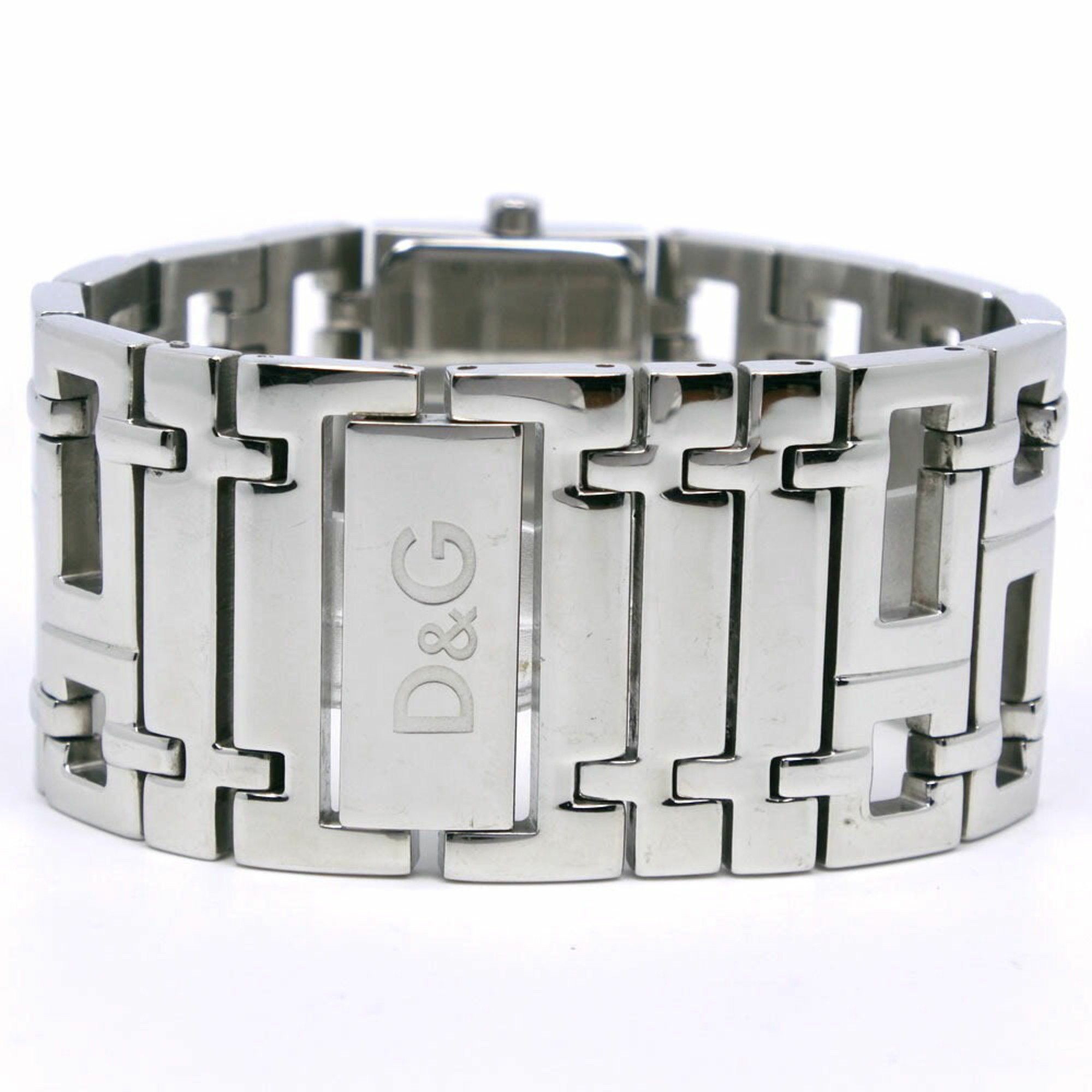 Dolce & Gabbana Dolce & Gabbana EDDIE Watch Stainless Steel Quartz Analog Display Silver Dial Women's Size ONE SIZE - 5 Thumbnail