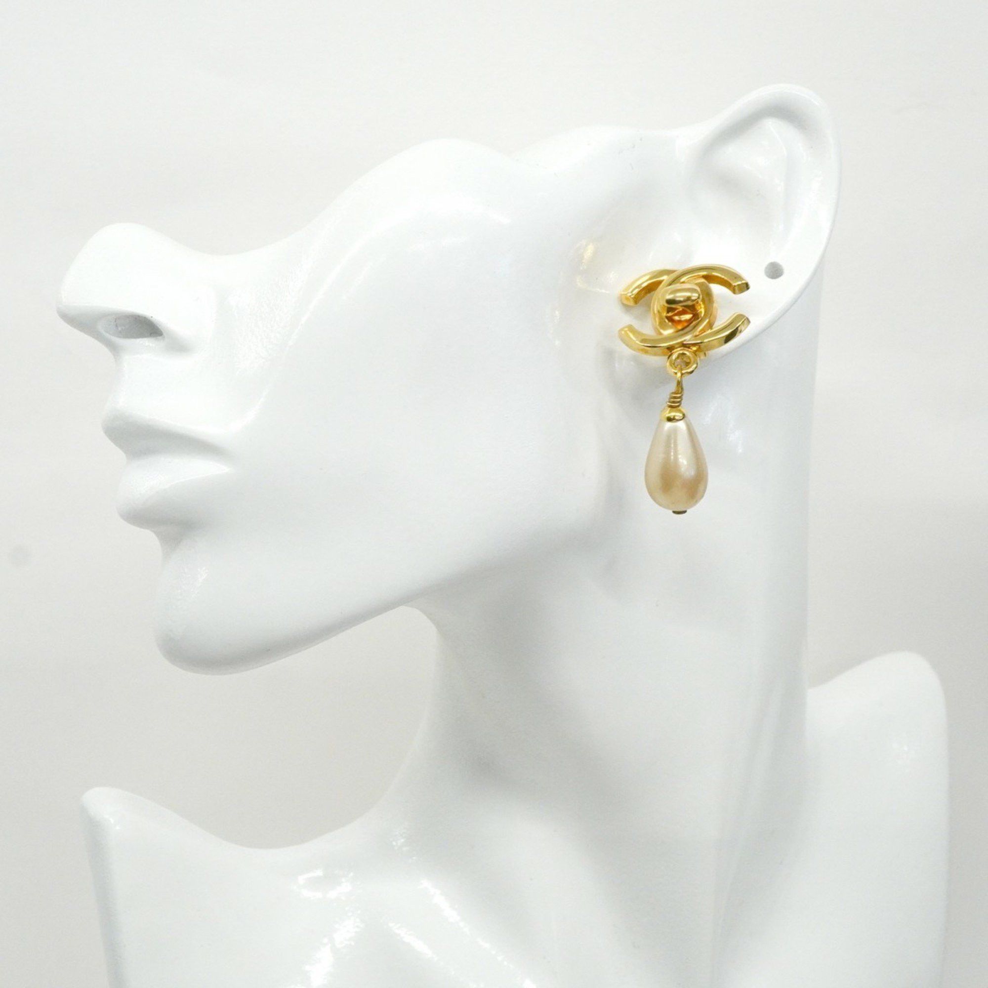 Chanel Chanel Coco Mark earring Size ONE SIZE - 4 Thumbnail