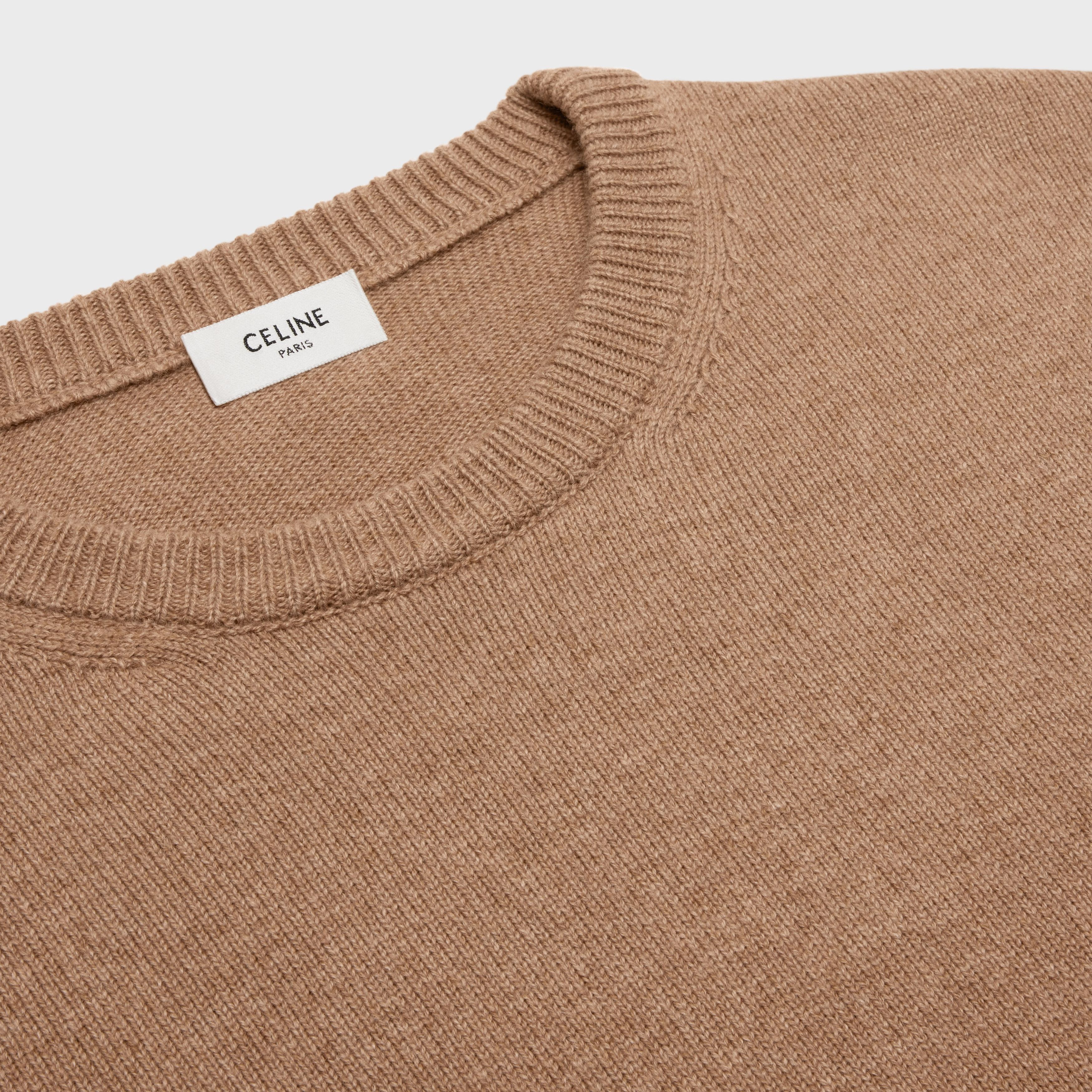 Celine Crew Neck Sweater in Heritage Cashmere Beige Size US XS / EU 42 / 0 - 3 Thumbnail