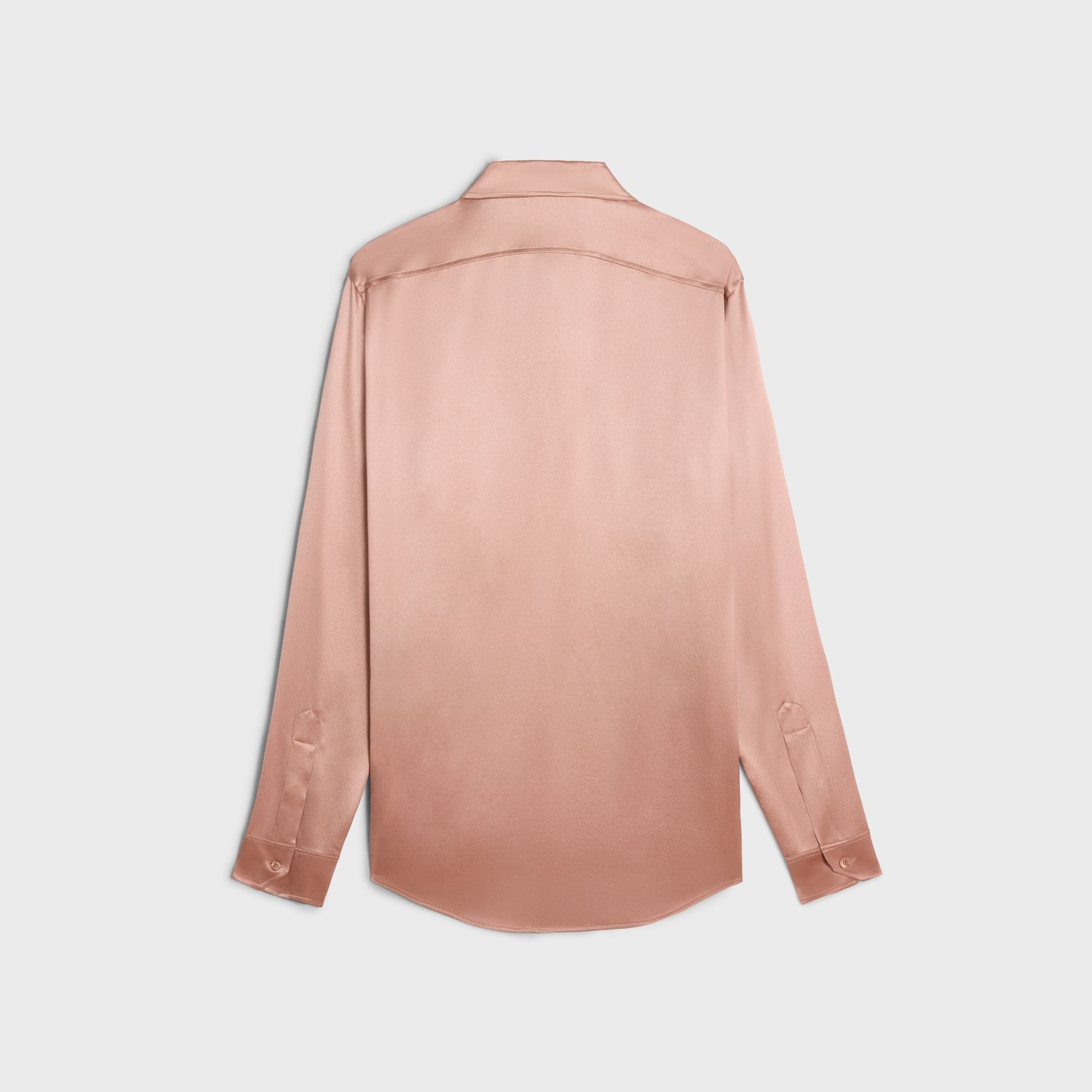 Celine Loose Shirt in Satin Silk Size US S / EU 44-46 / 1 - 2 Thumbnail